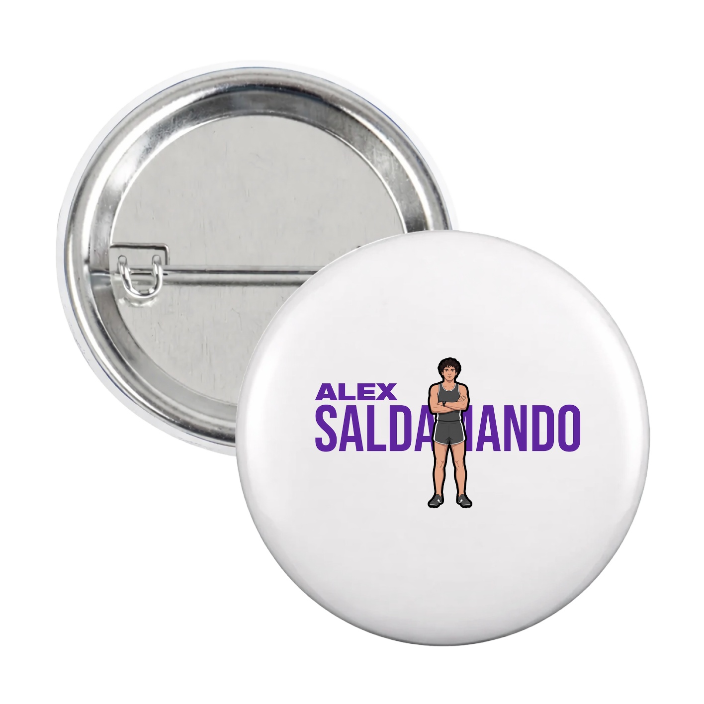 Game Day Button — Player Name in White