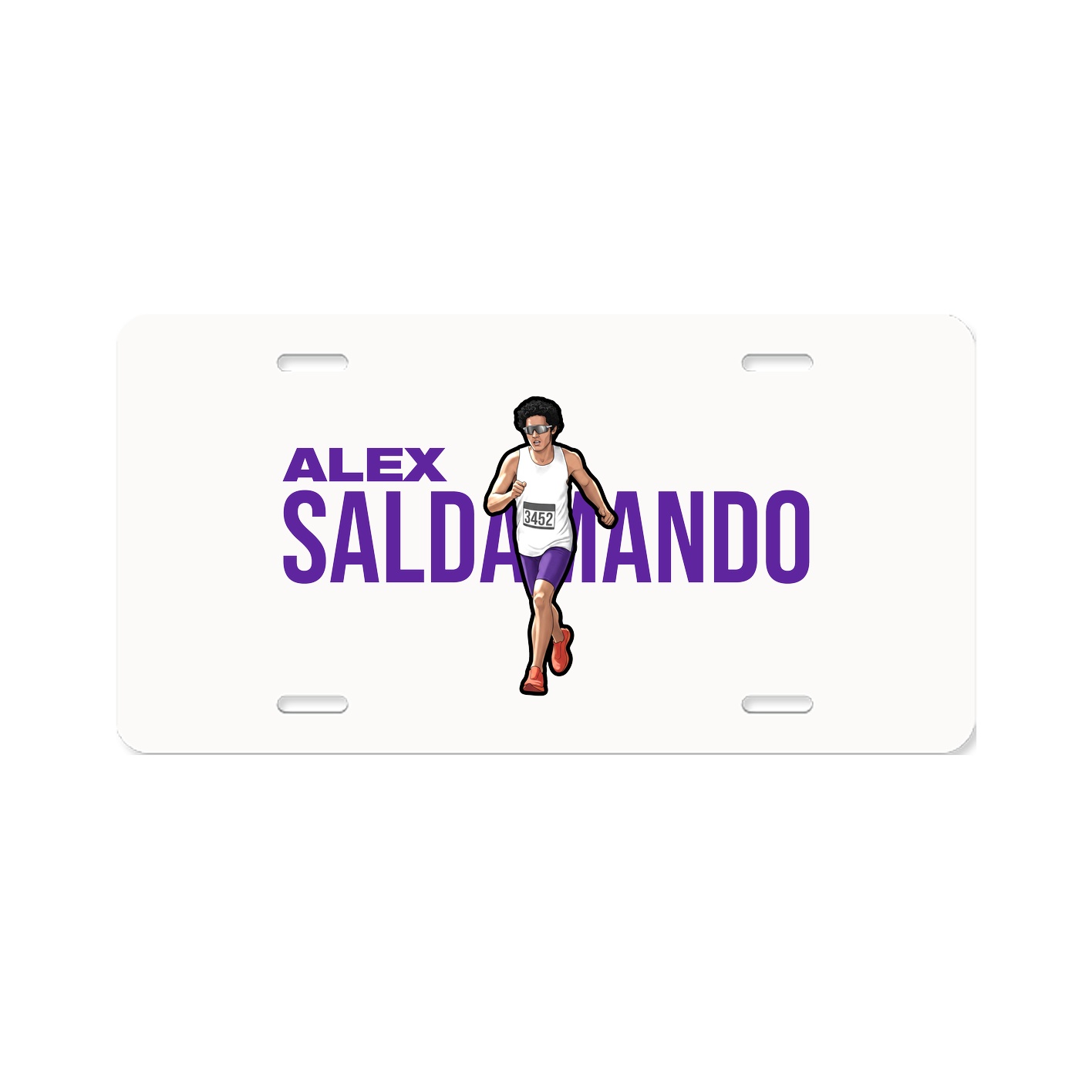 License Plate — Player Name in Classic