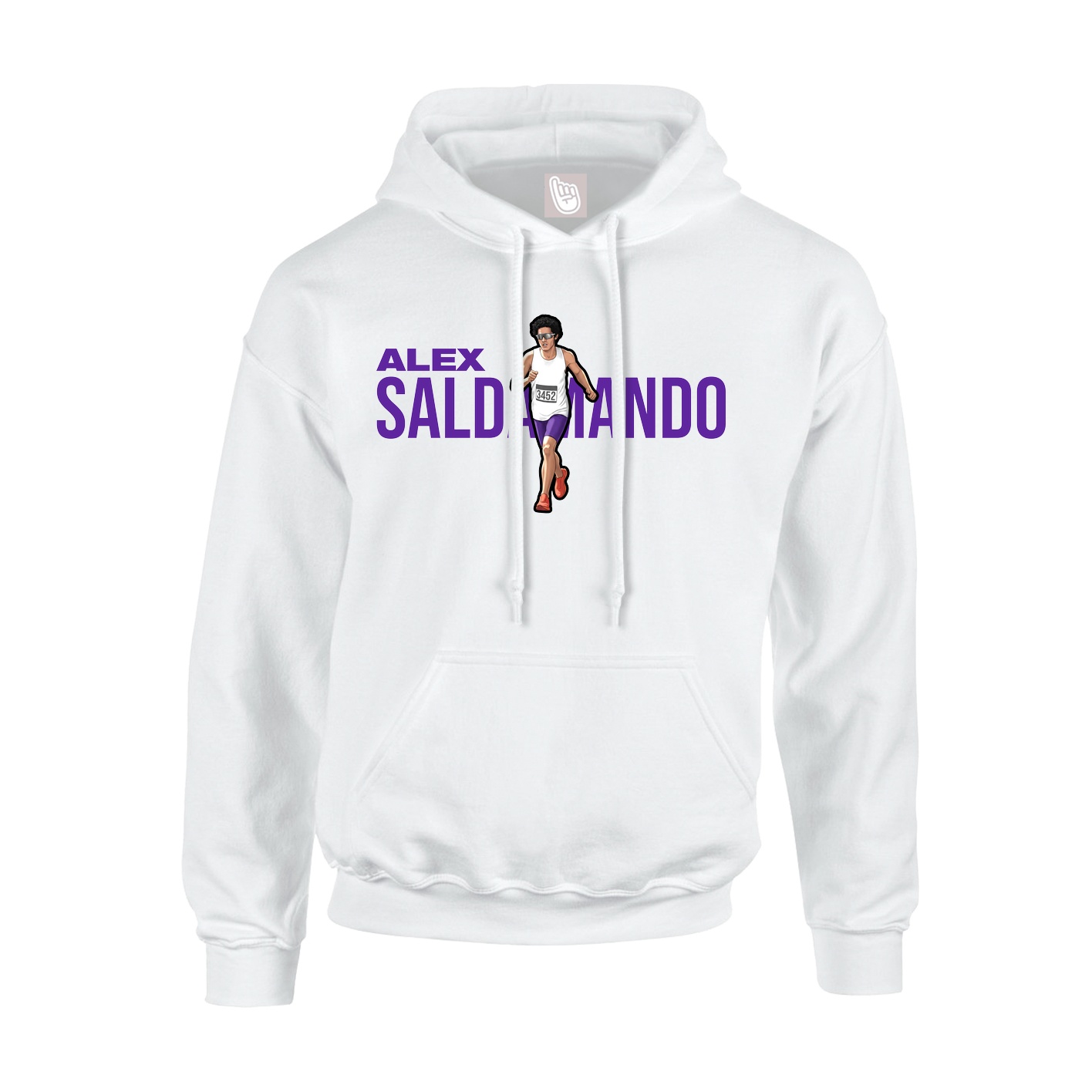 Youth Hoodie — Player Name in White