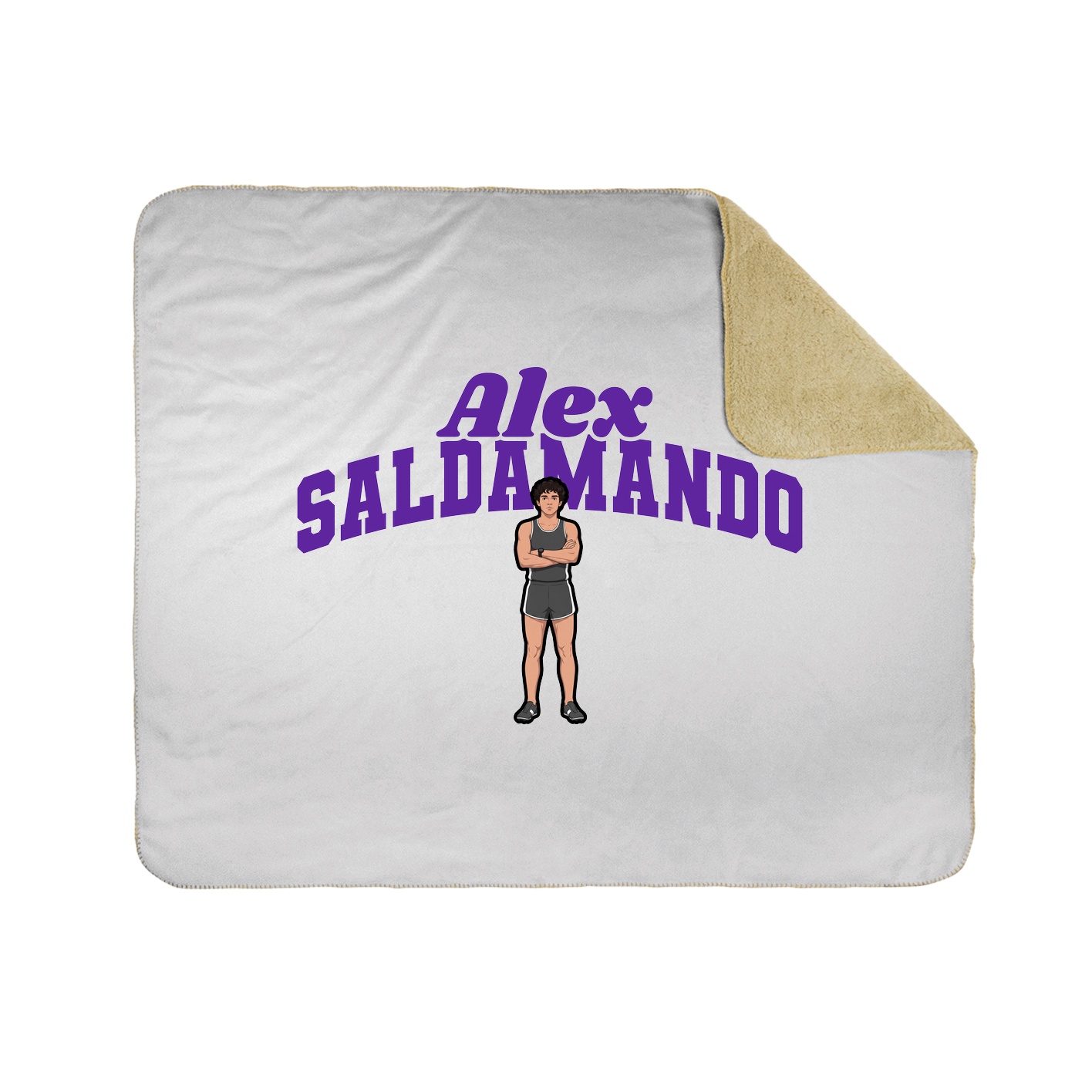 Throw Blanket — Signature Arch in White