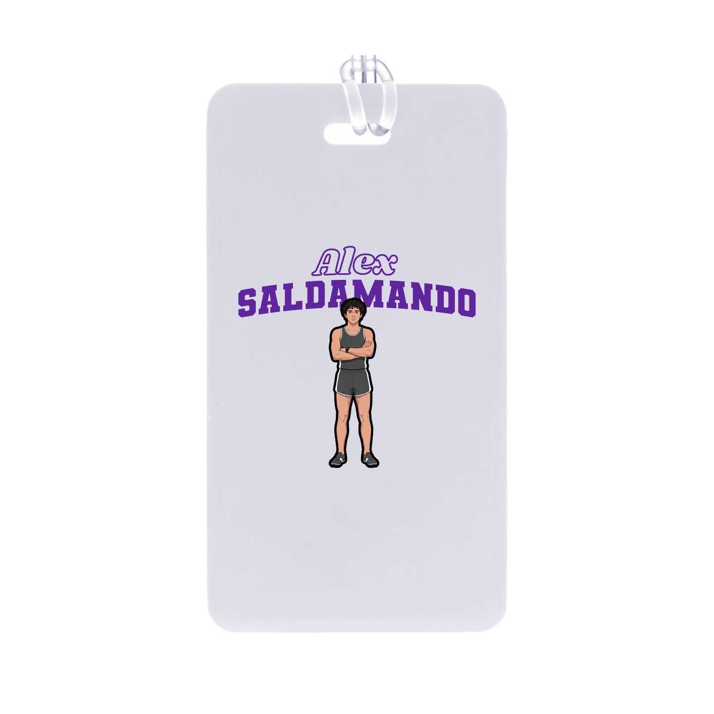 Bag Tag — Name Arch in Classic