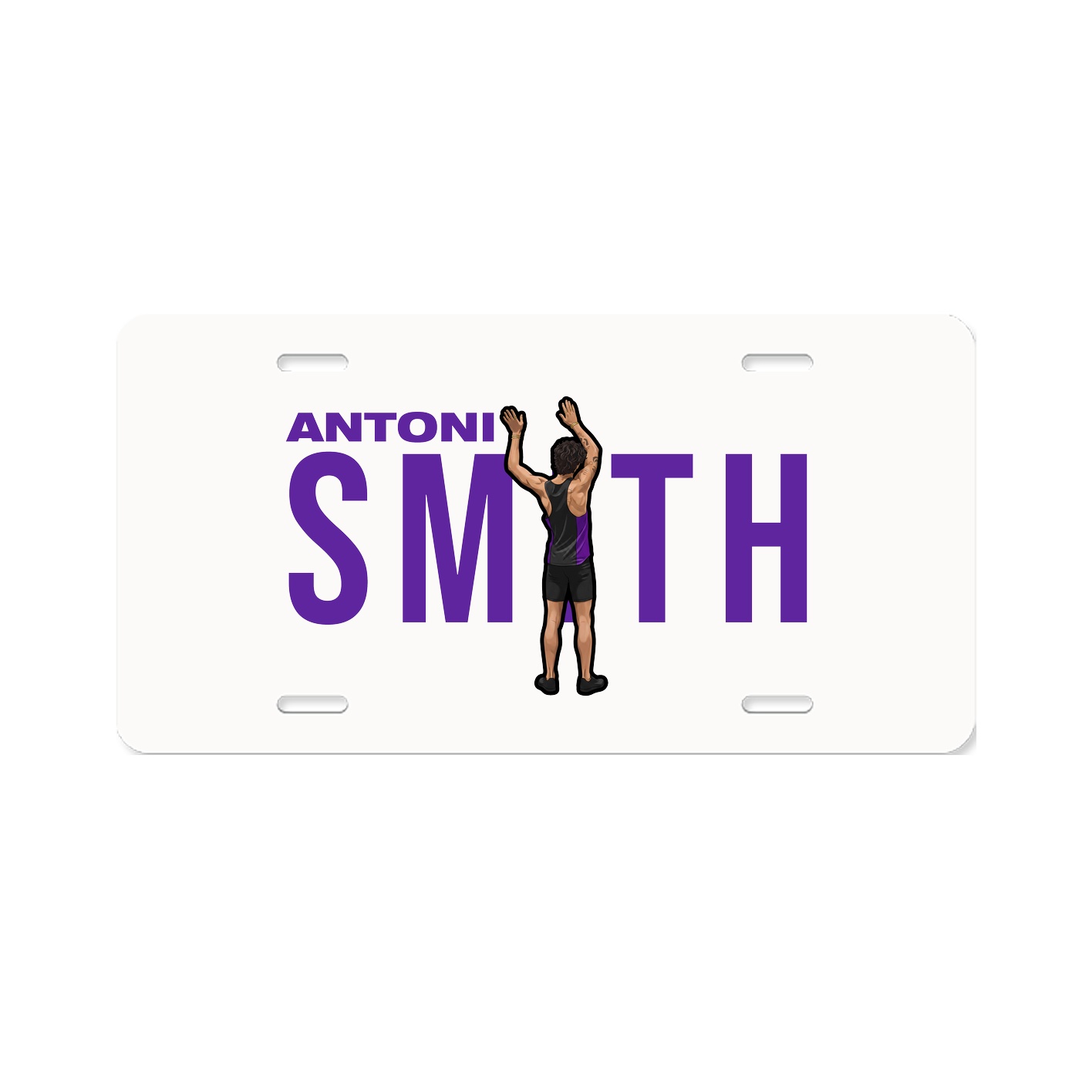 License Plate — Player Name in Classic