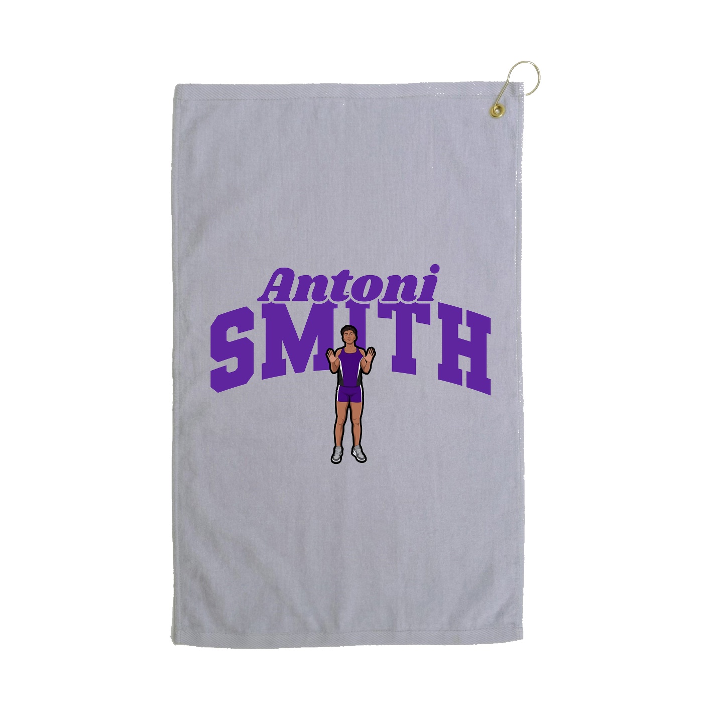 Golf Towel — Signature Arch in Grey