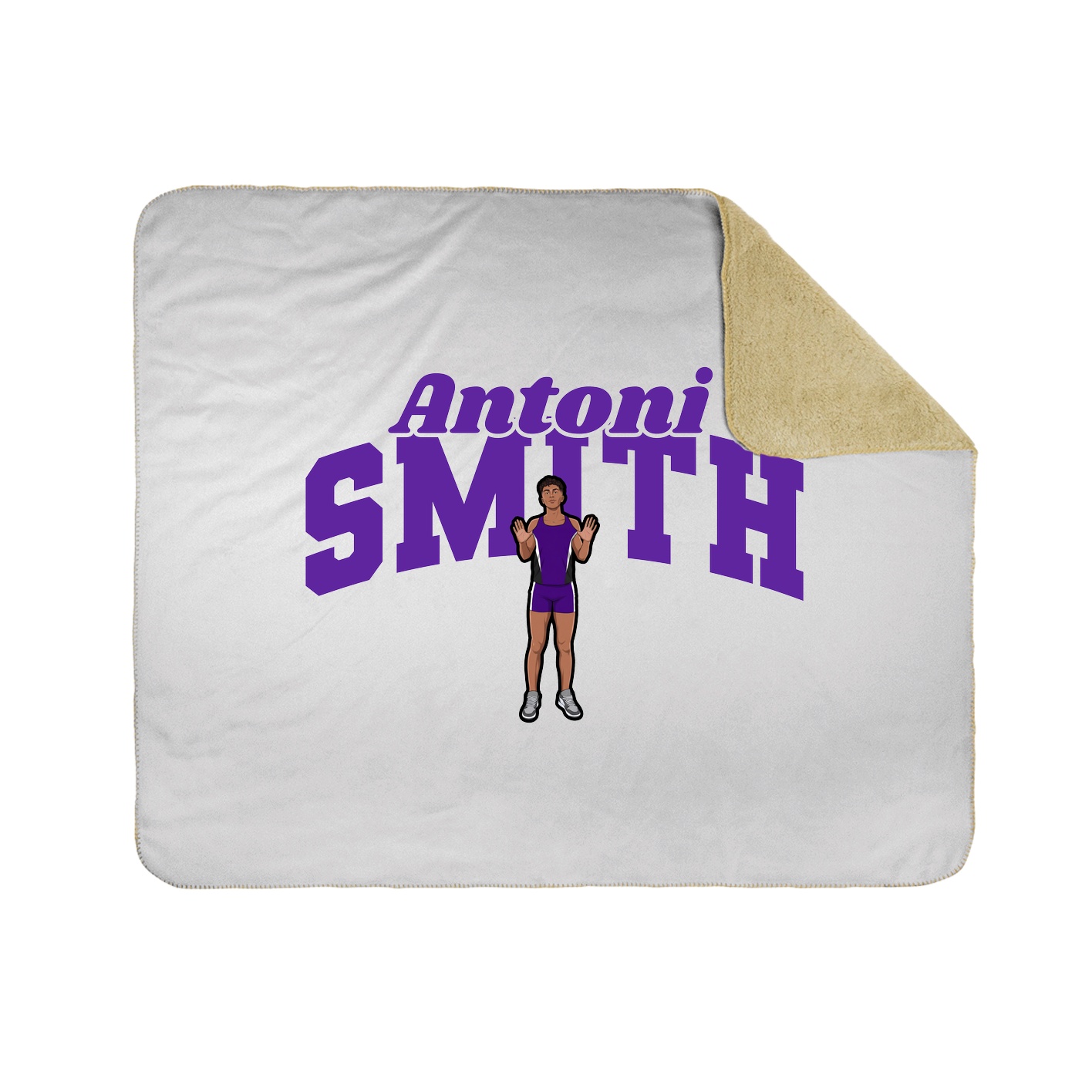 Throw Blanket — Signature Arch in White