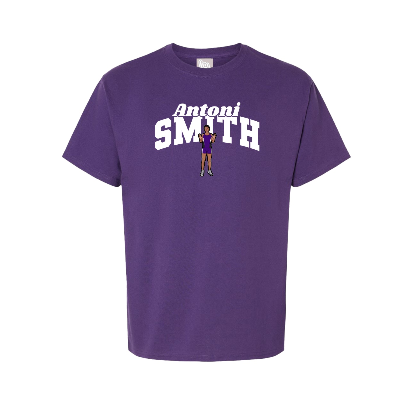 Youth Tee — Signature Arch in Purple