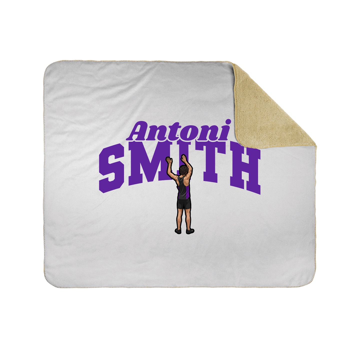 Throw Blanket — Signature Arch in White