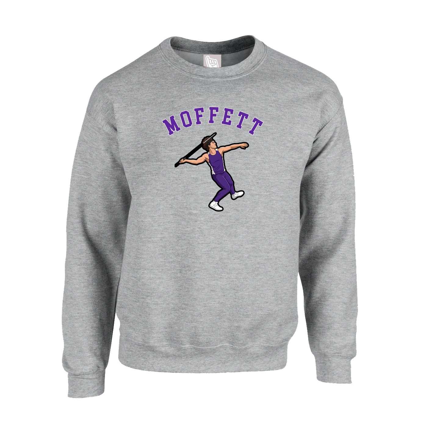 Fleece Crew — Shirsey Arch in Grey