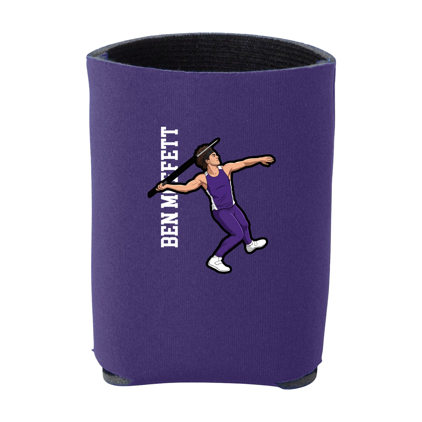 Can Holder — Name Vertical in Purple