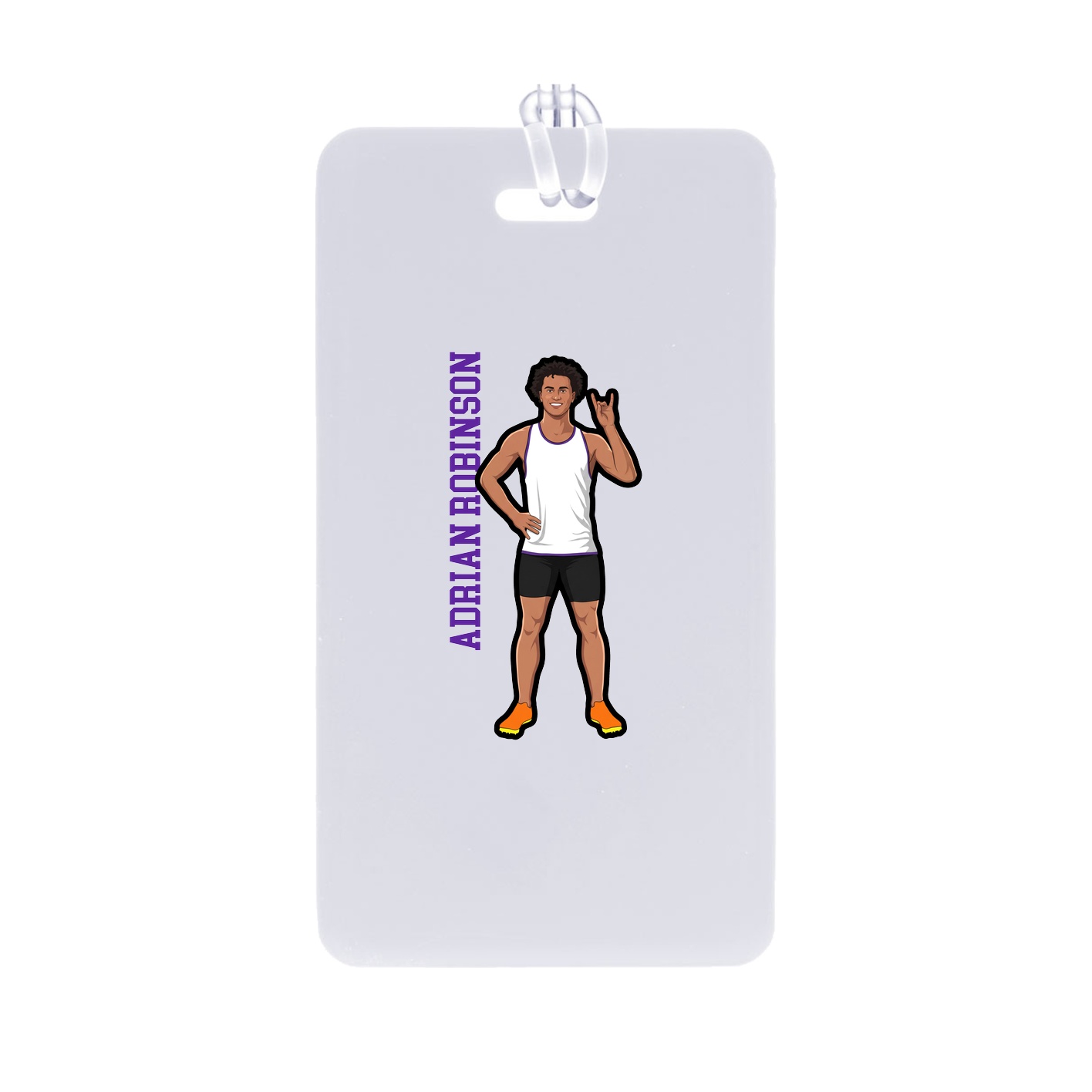 Bag Tag — Name Vertical in Classic