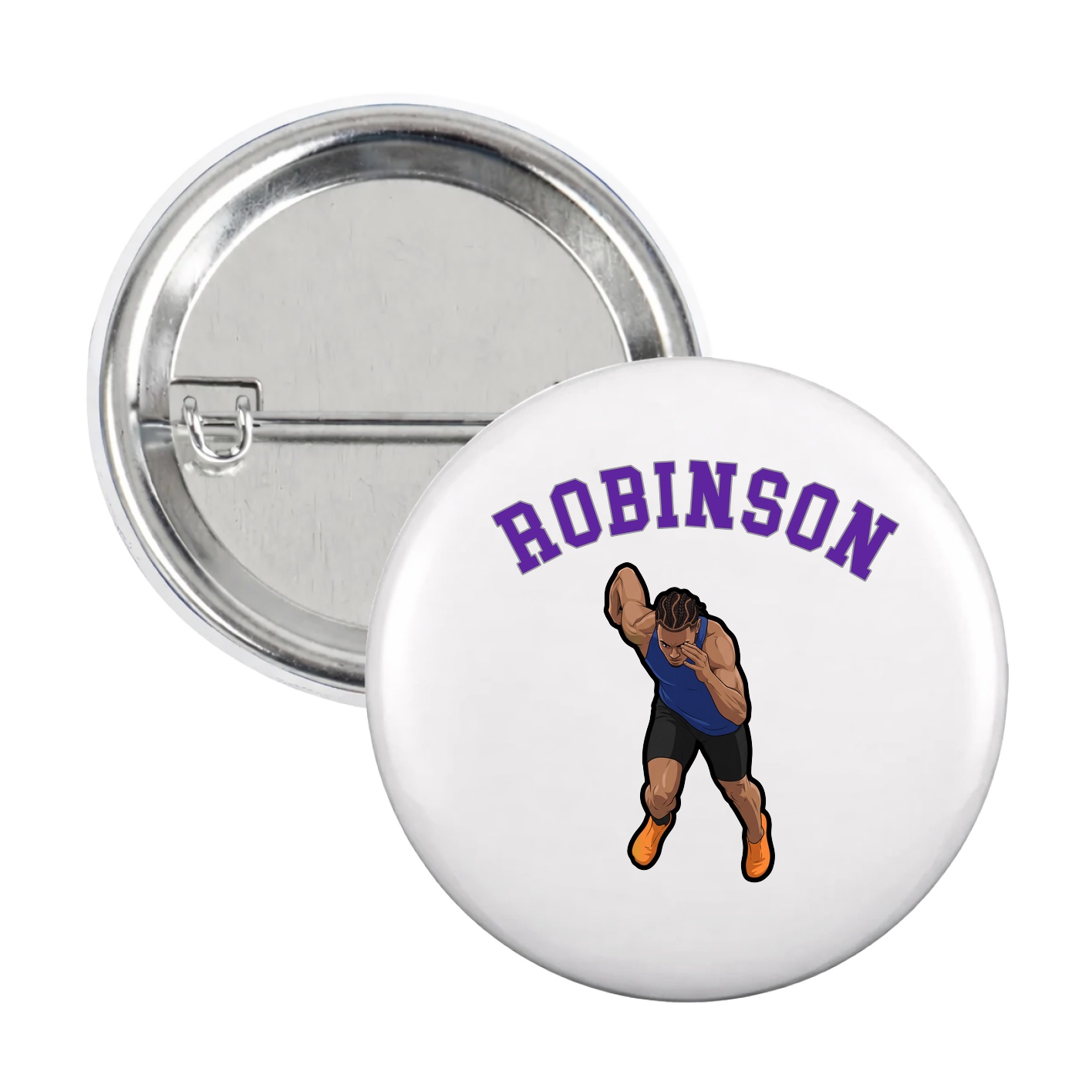 Game Day Button — Shirsey Arch in White