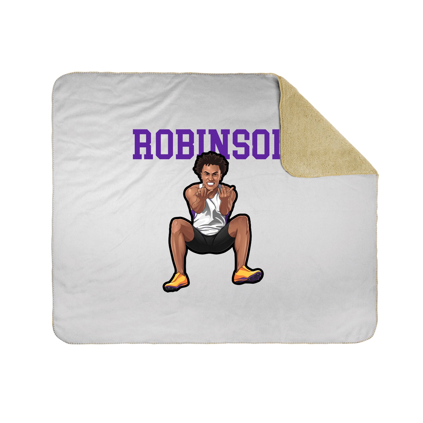 Throw Blanket — Shirsey in White