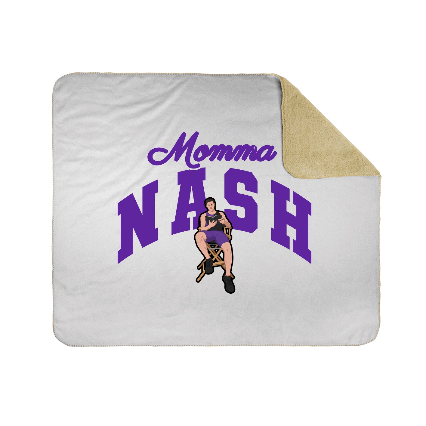 Throw Blanket — Mothers Day Arch in White