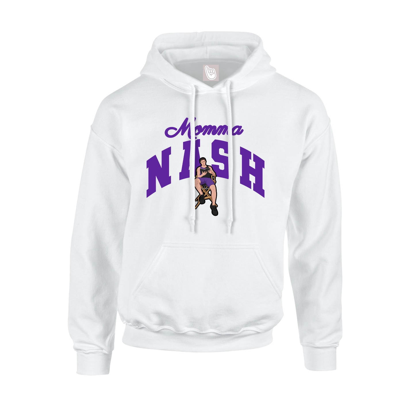 Youth Hoodie — Mothers Day Arch in White