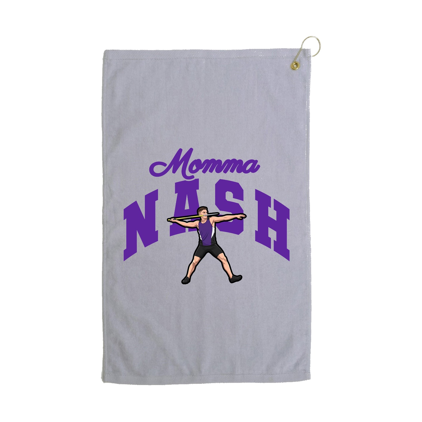Golf Towel — Mothers Day Arch in Grey