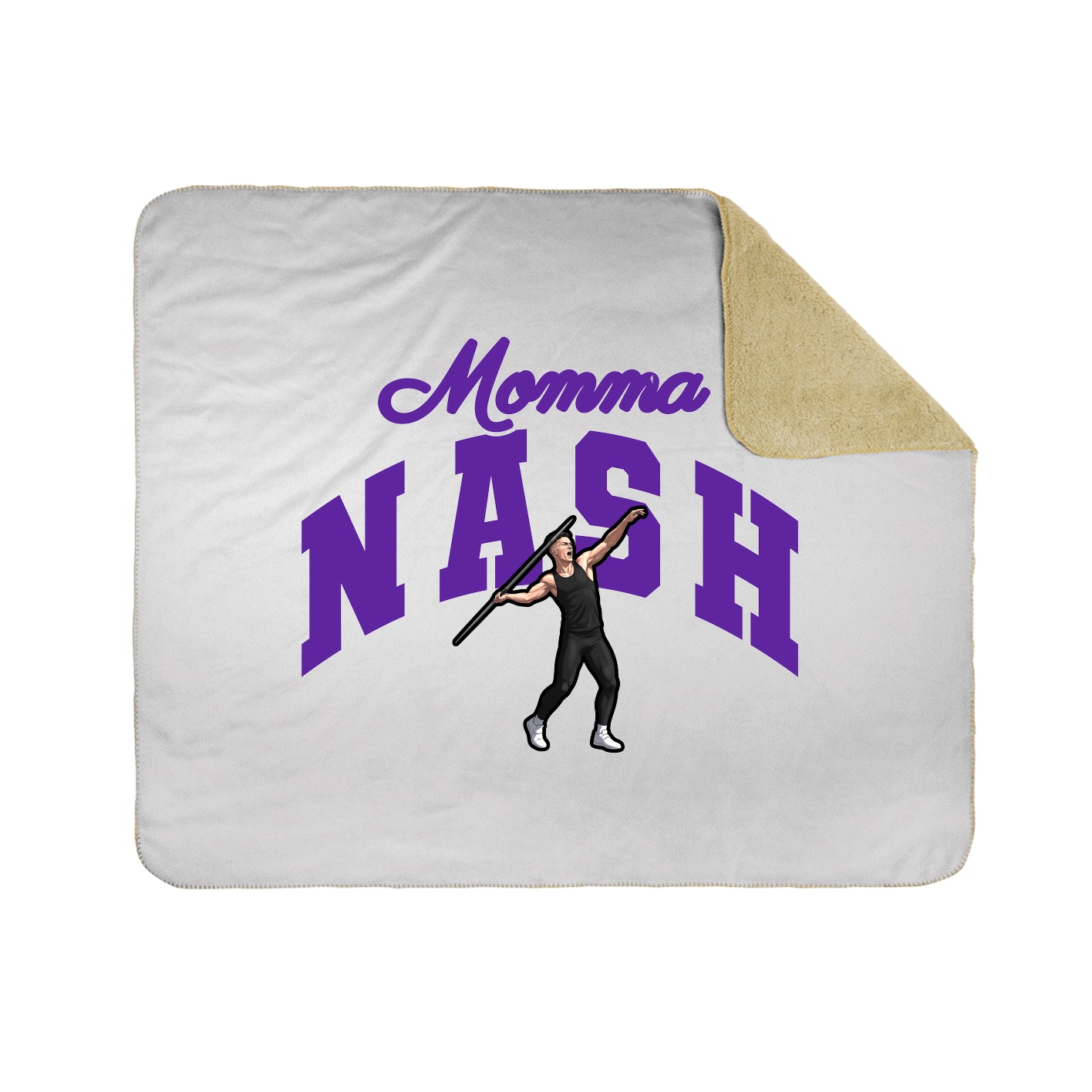 Throw Blanket — Mothers Day Arch in White