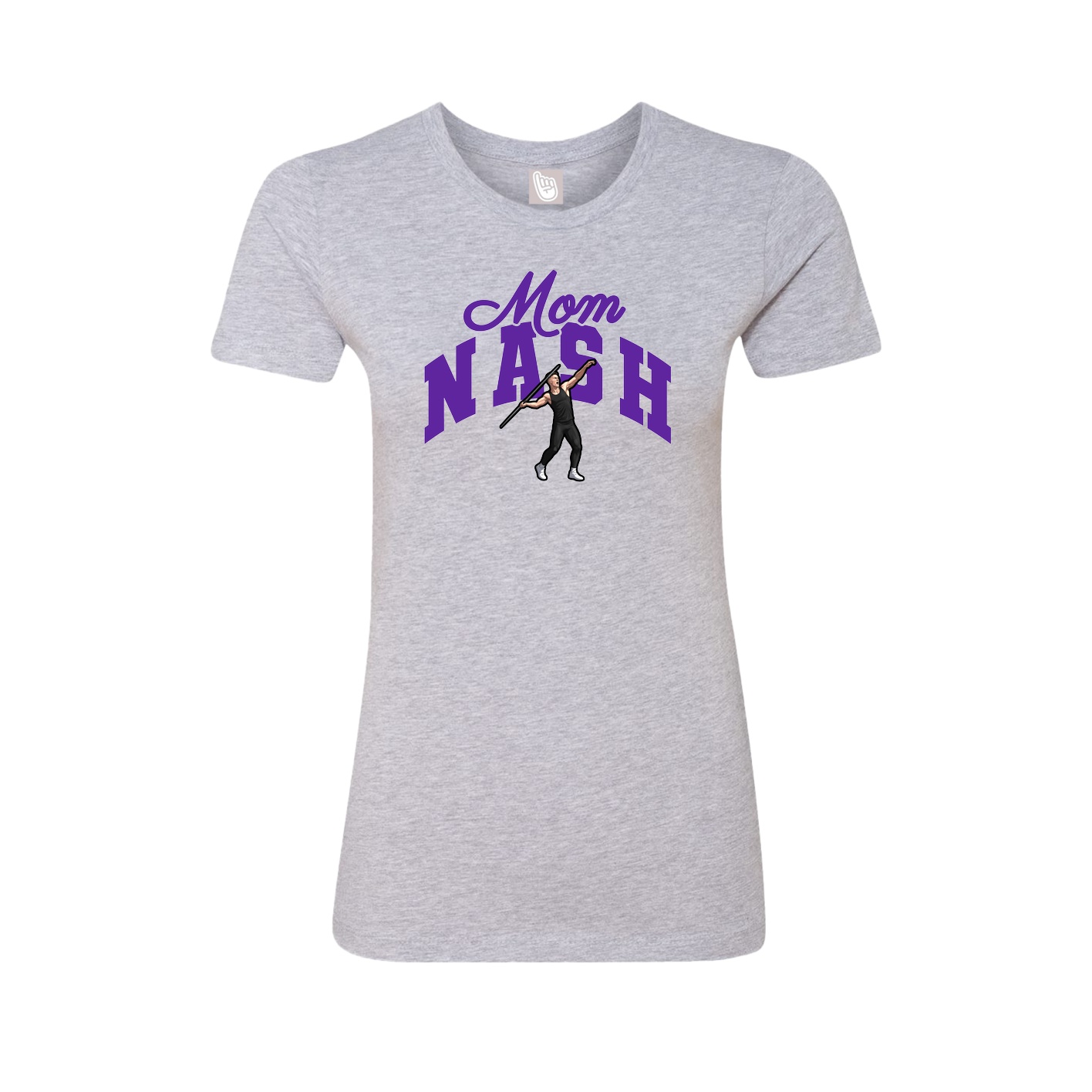 Womens Tee — Mothers Day Arch in Grey