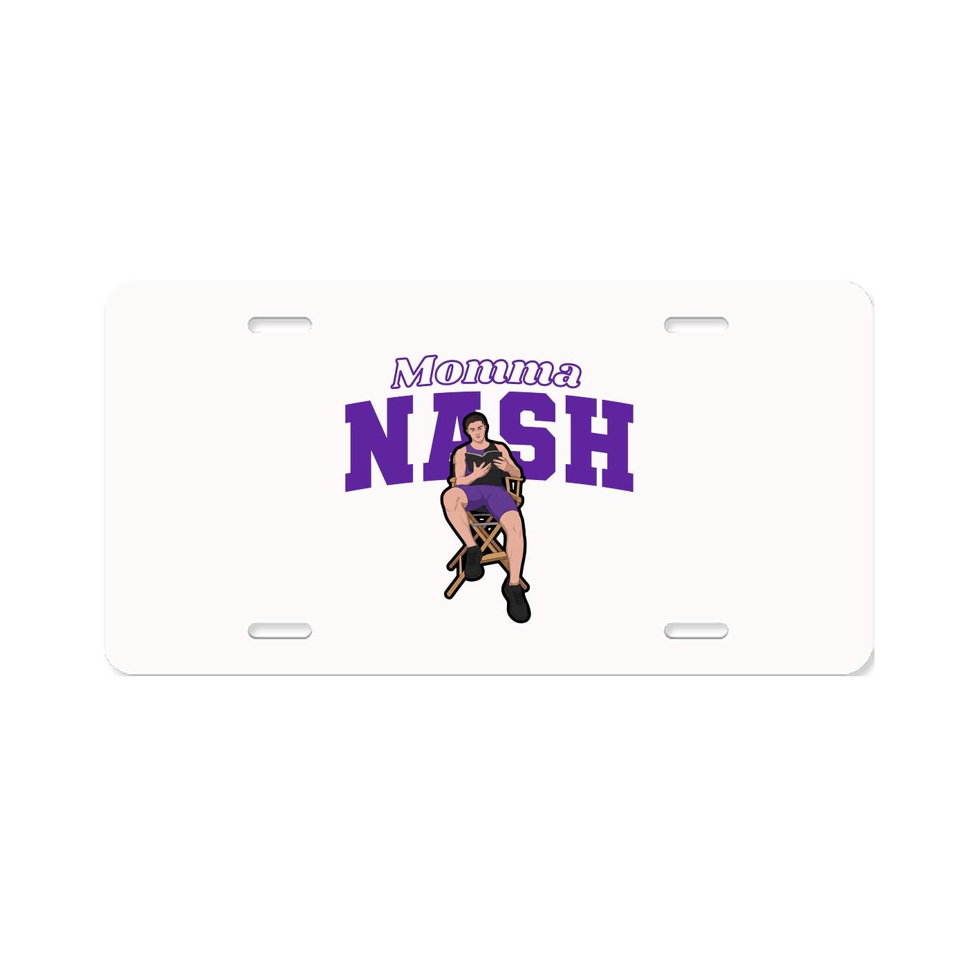 License Plate — Mothers Day Block in Classic