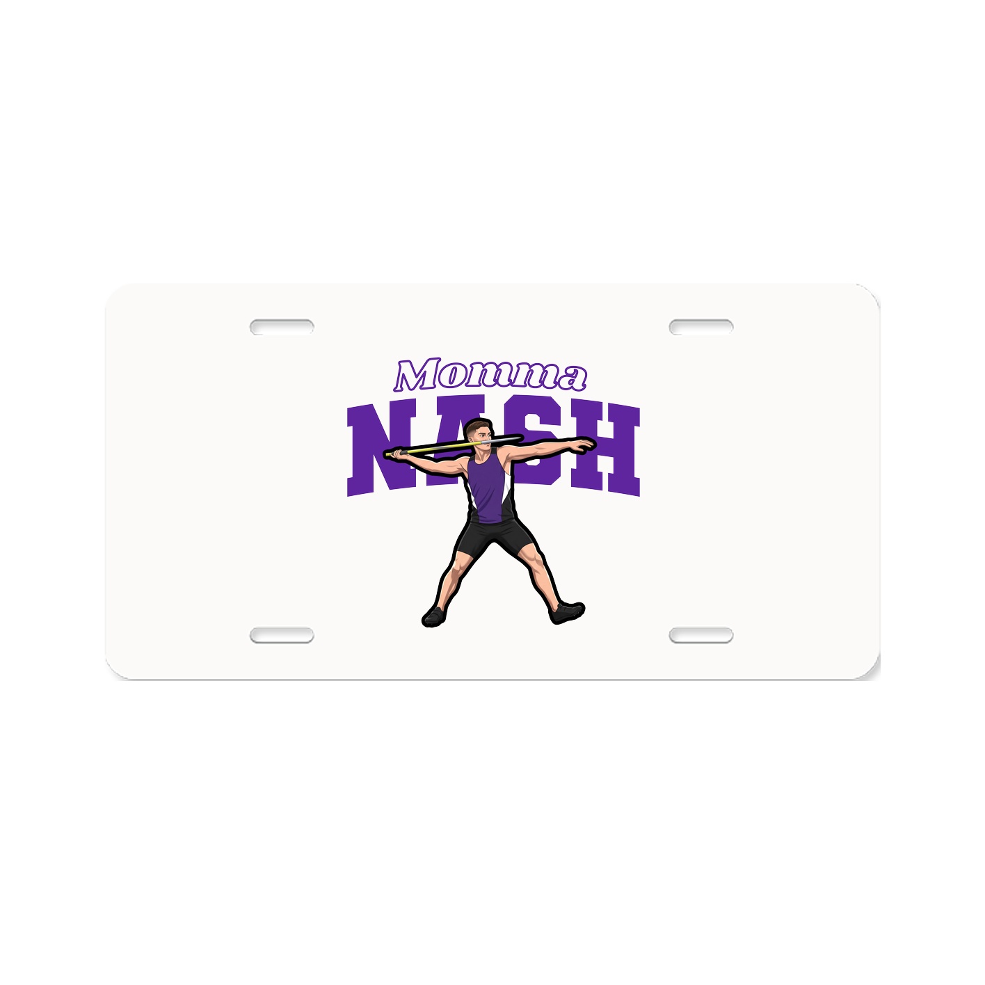 License Plate — Mothers Day Block in Classic