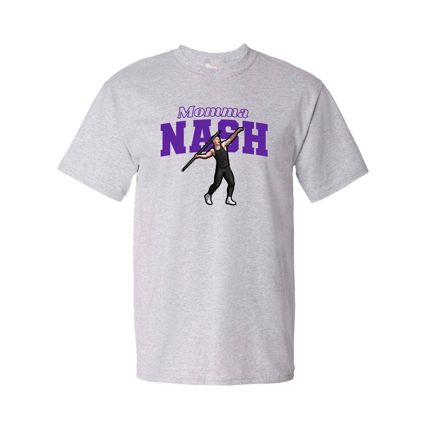 Youth Tee — Mothers Day Block in Grey