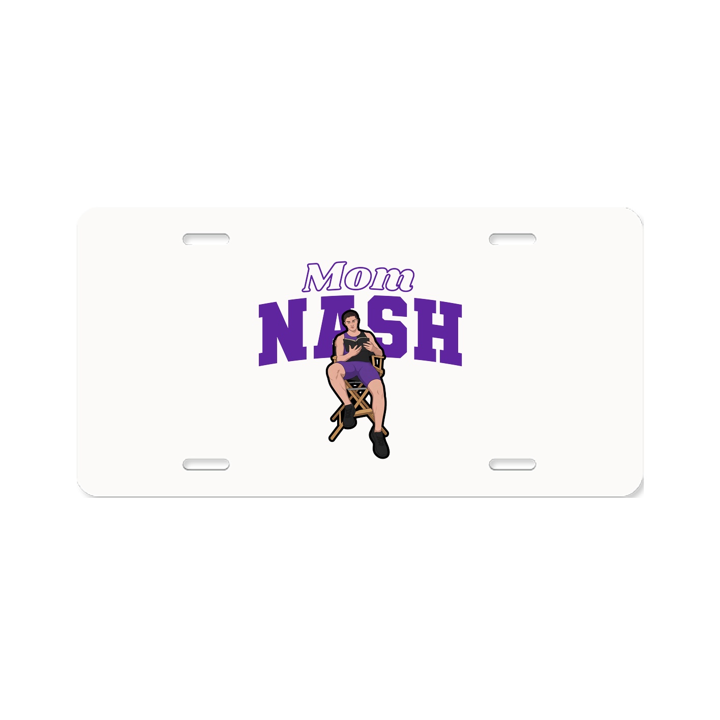 License Plate — Mothers Day Block in Classic