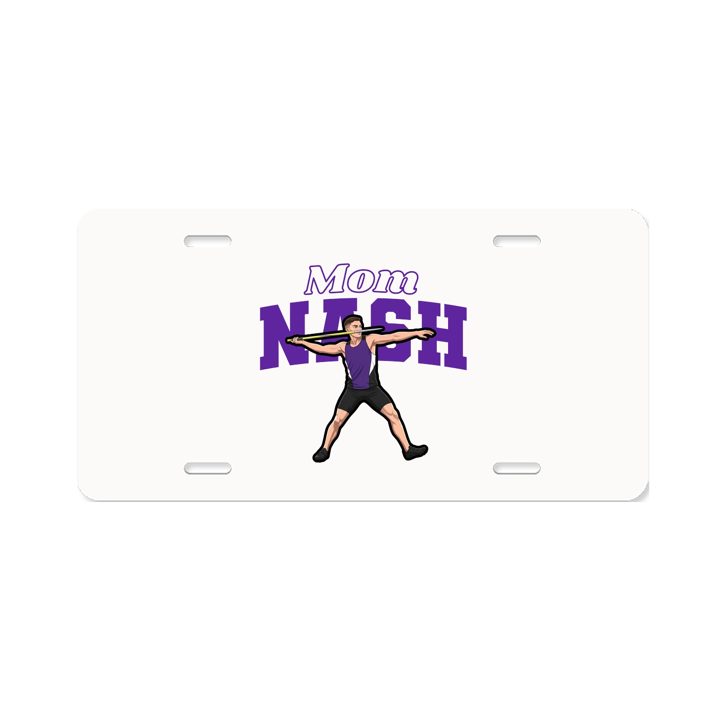License Plate — Mothers Day Block in Classic