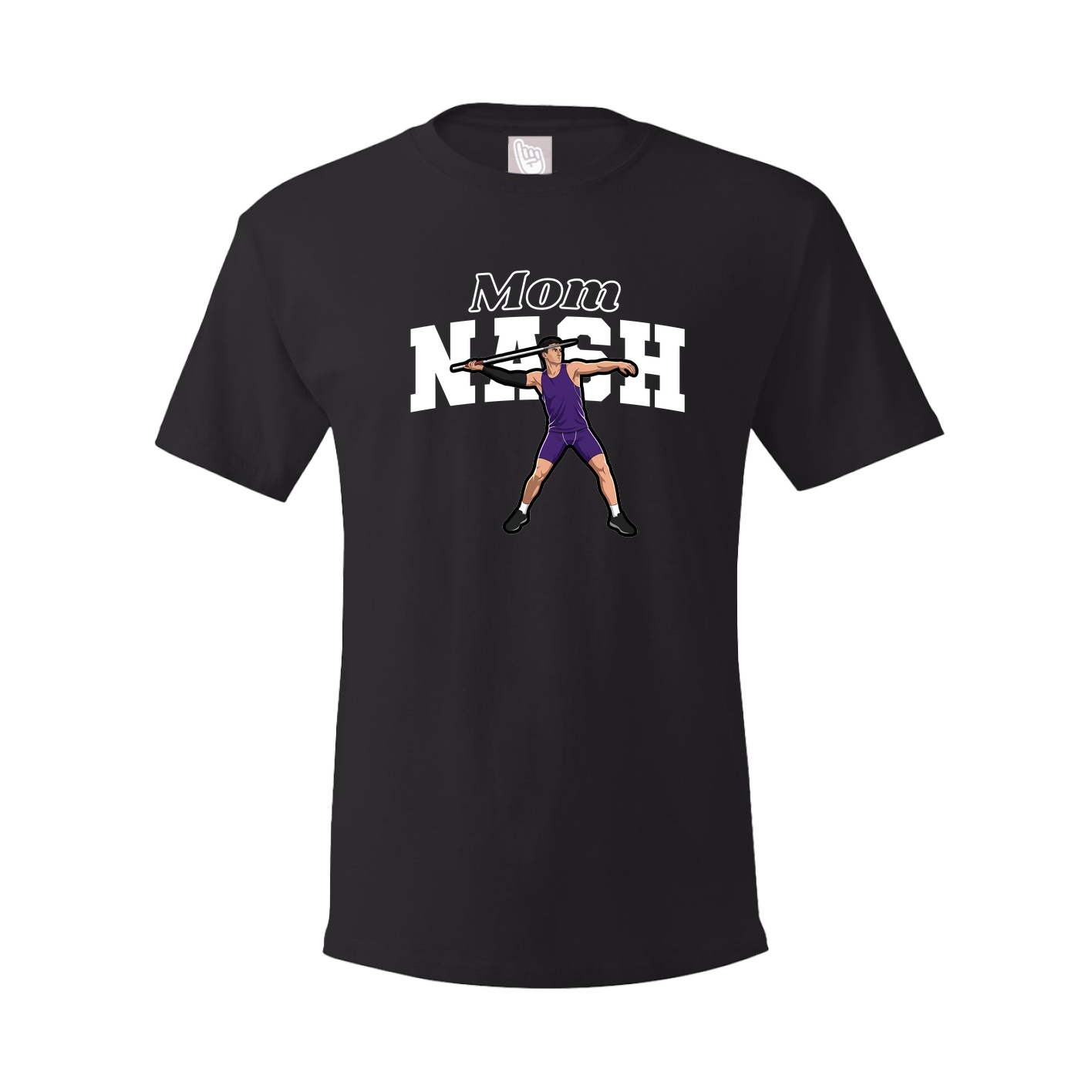 Youth Tee — Mothers Day Block in Black