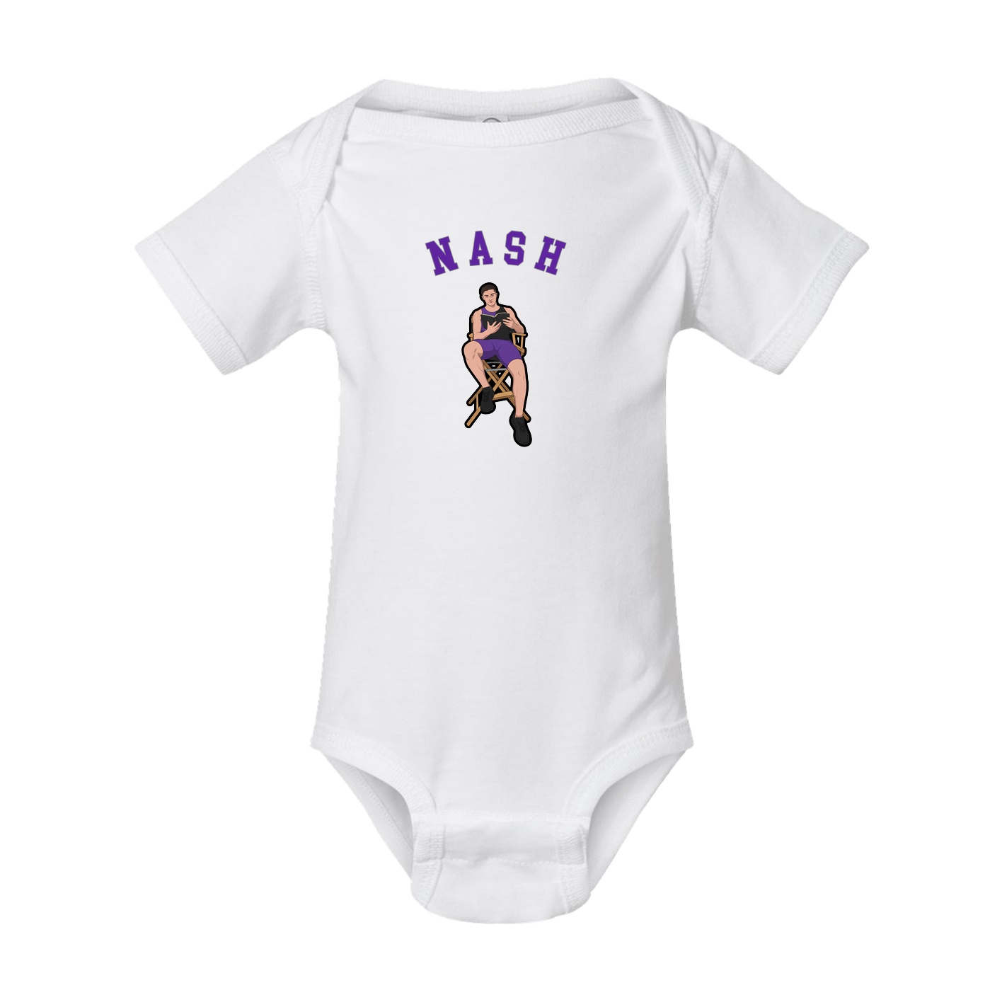 Baby Onesie — Shirsey Arch in White