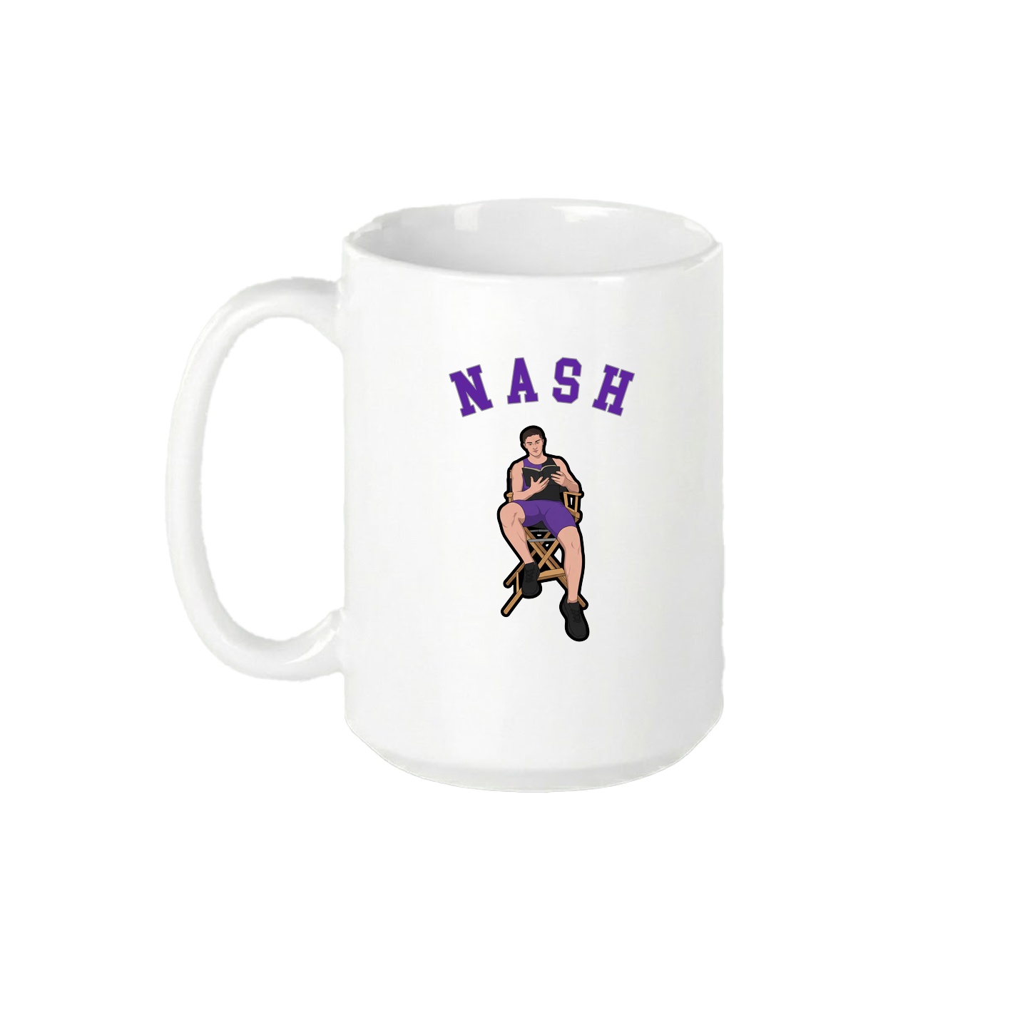15oz Coffee Mug — Shirsey Arch in White