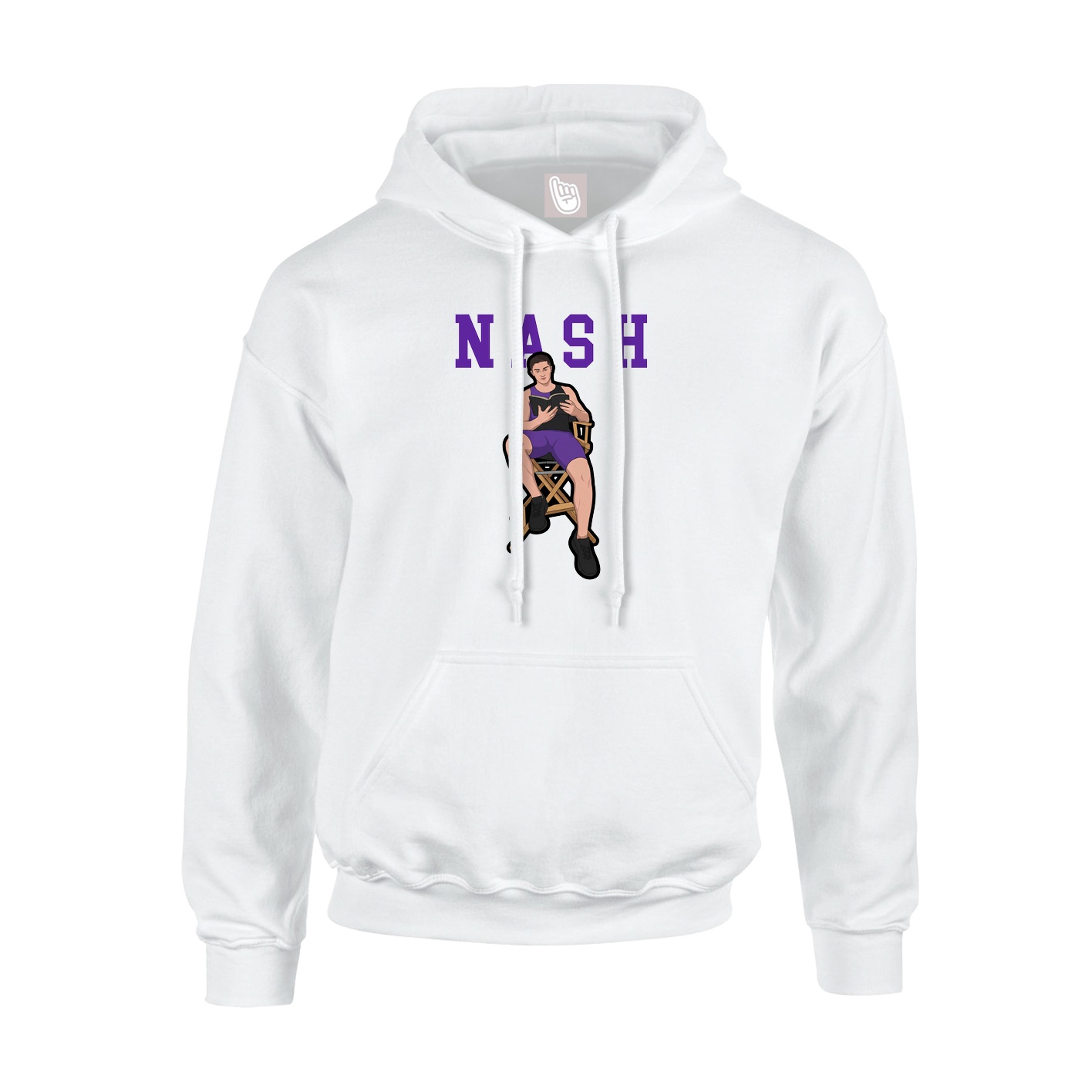 Hoodie — Shirsey in White