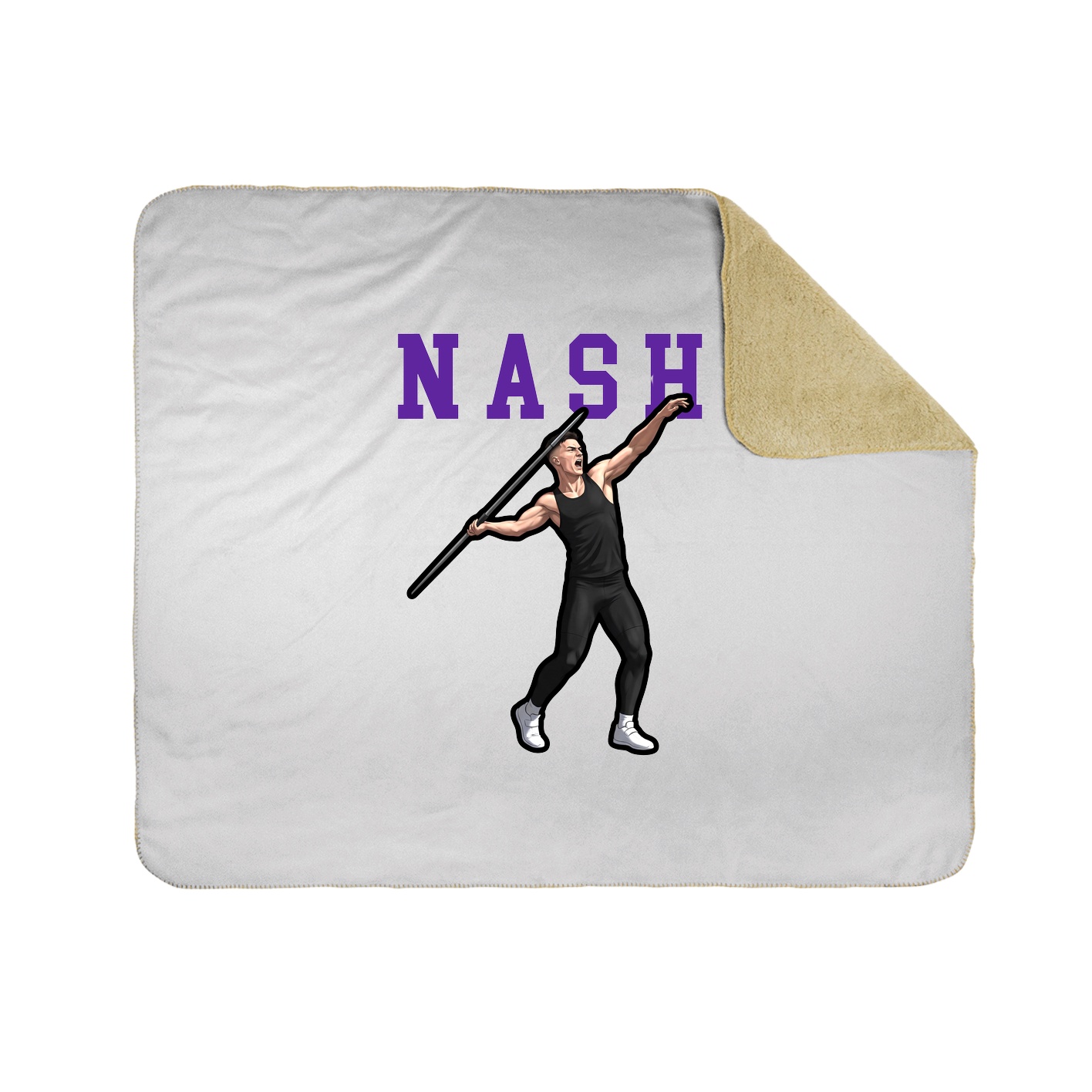 Throw Blanket — Shirsey in White