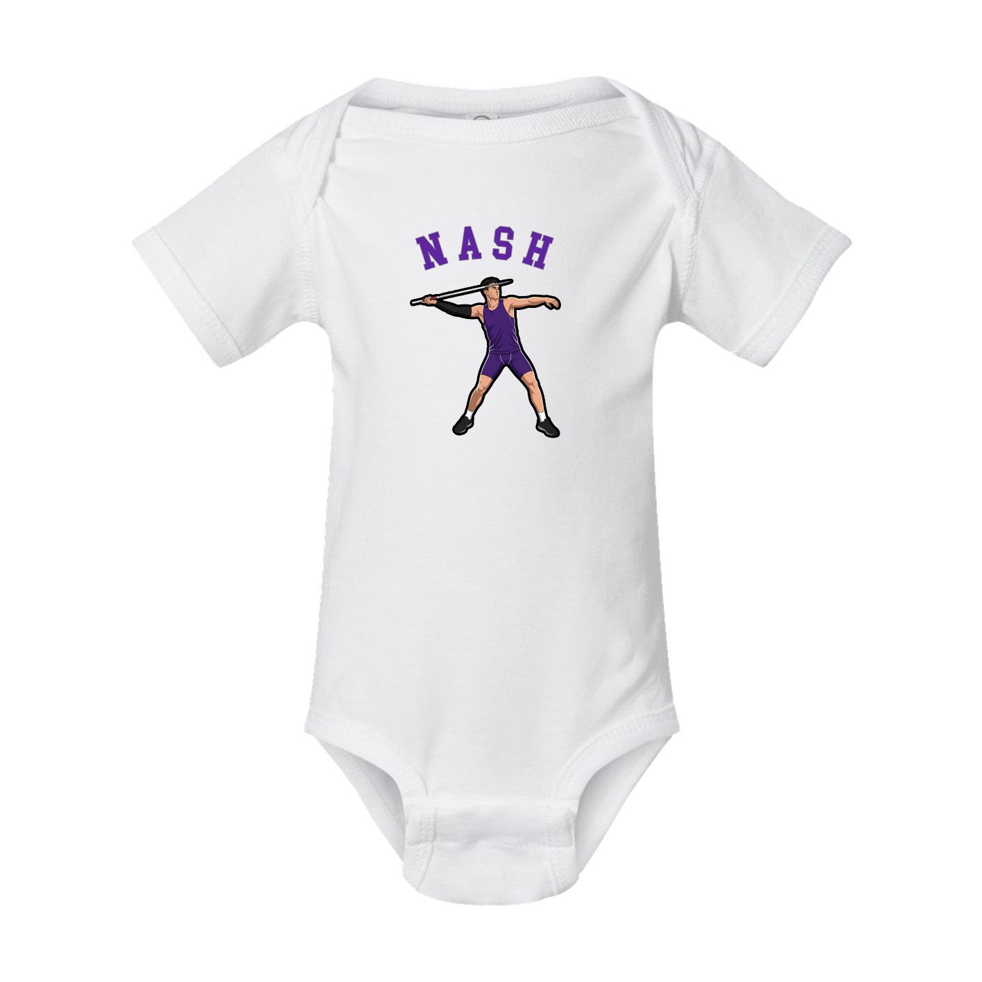 Baby Onesie — Shirsey Arch in White