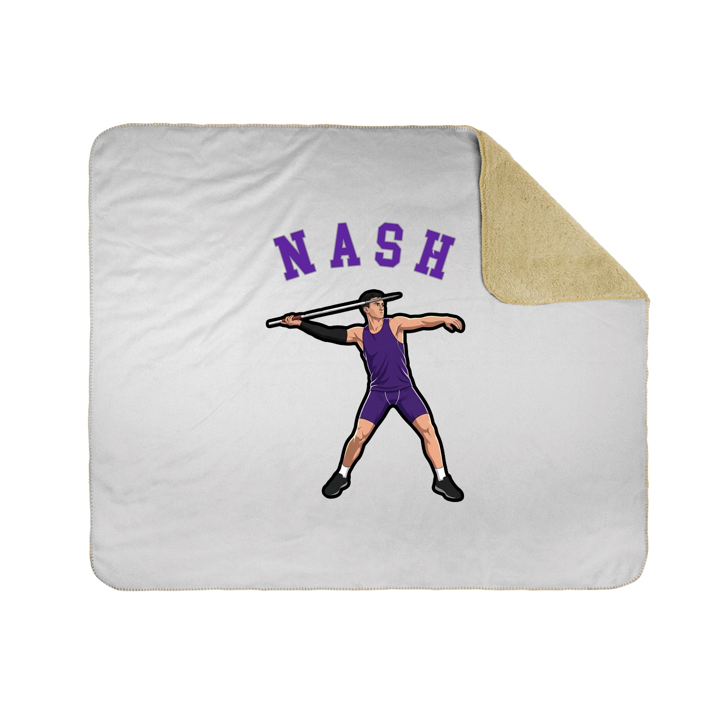 Throw Blanket — Shirsey Arch in White