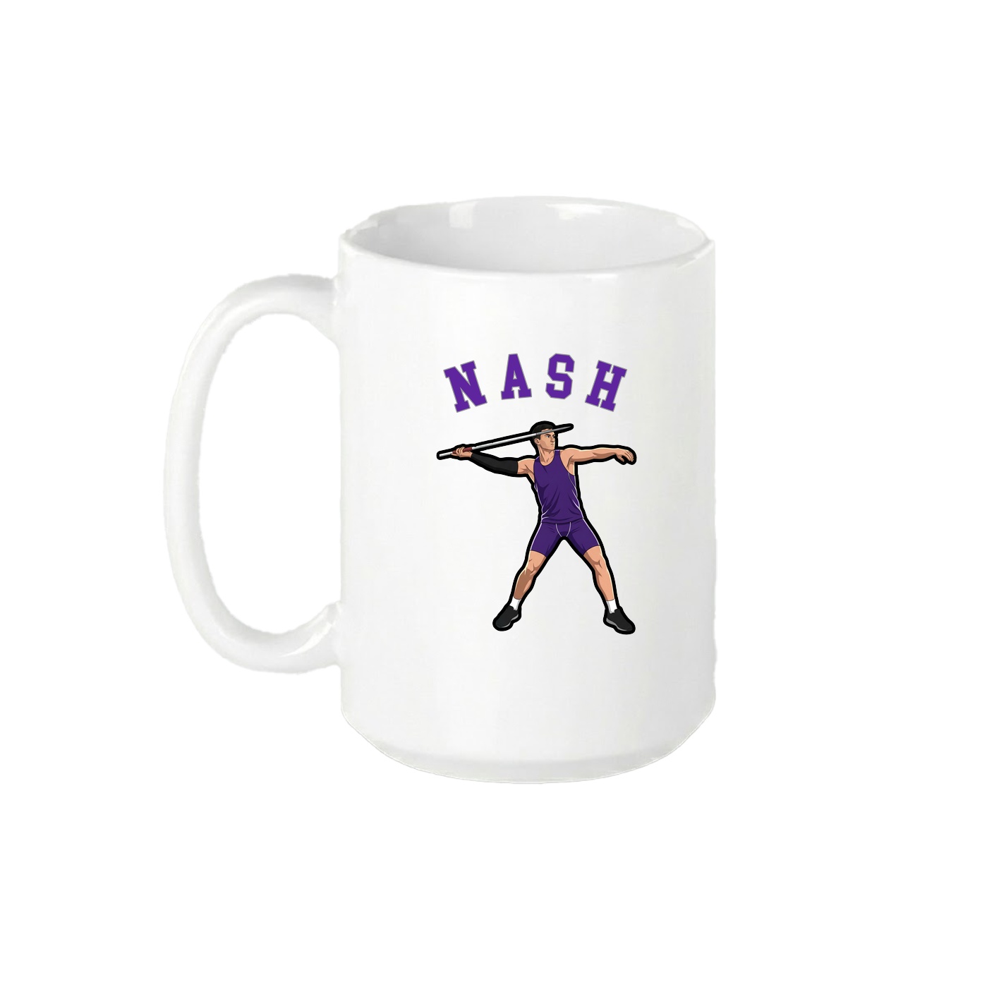 15oz Coffee Mug — Shirsey Arch in White