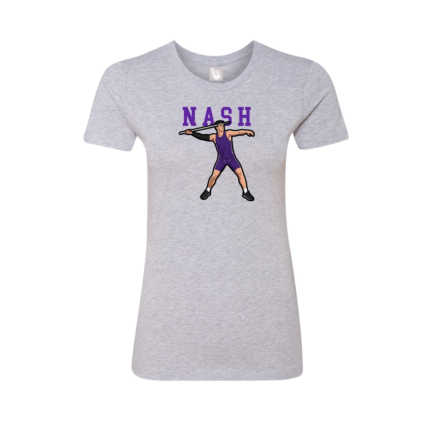 Fitted Women's Tee — Shirsey in Grey
