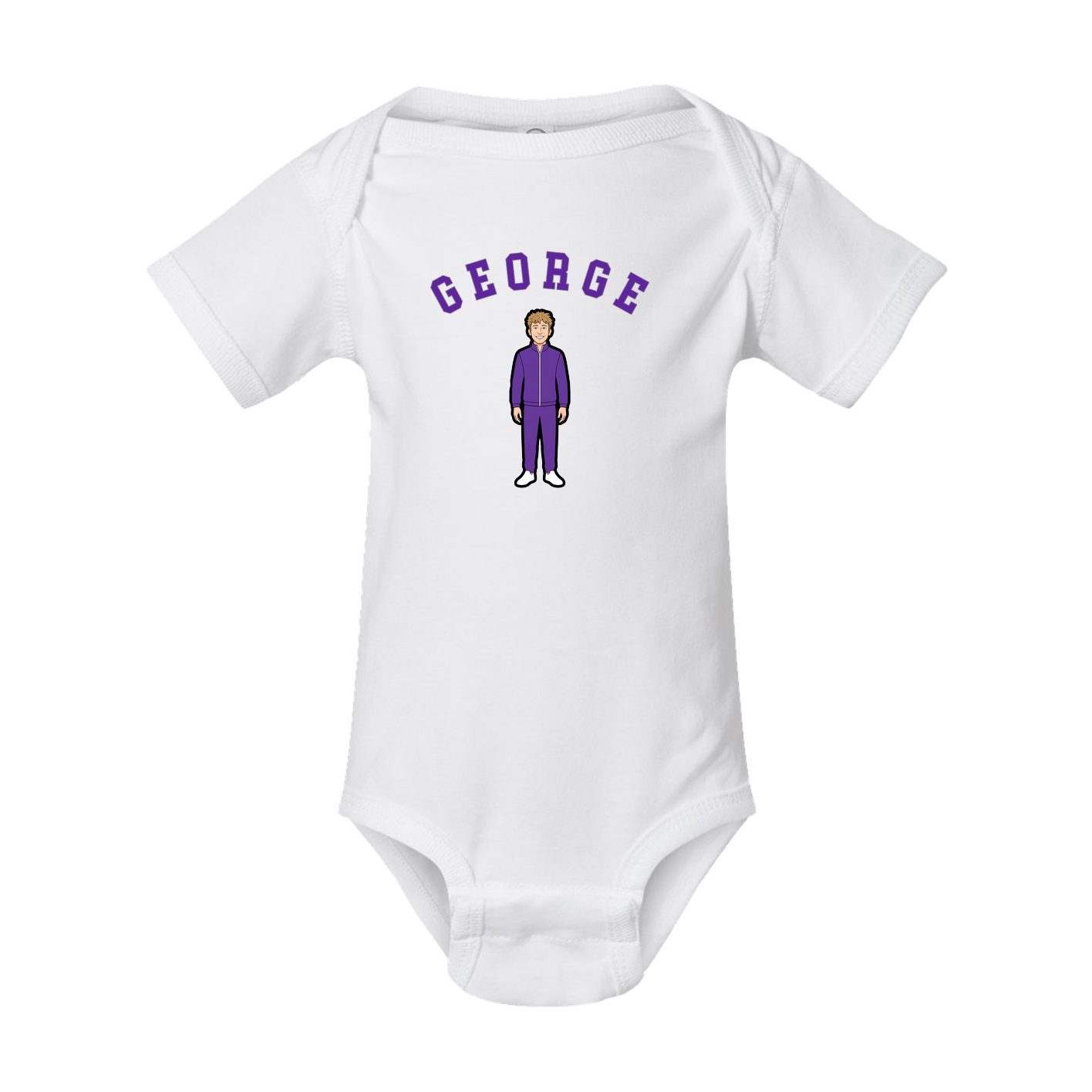 Baby Onesie — Shirsey Arch in White