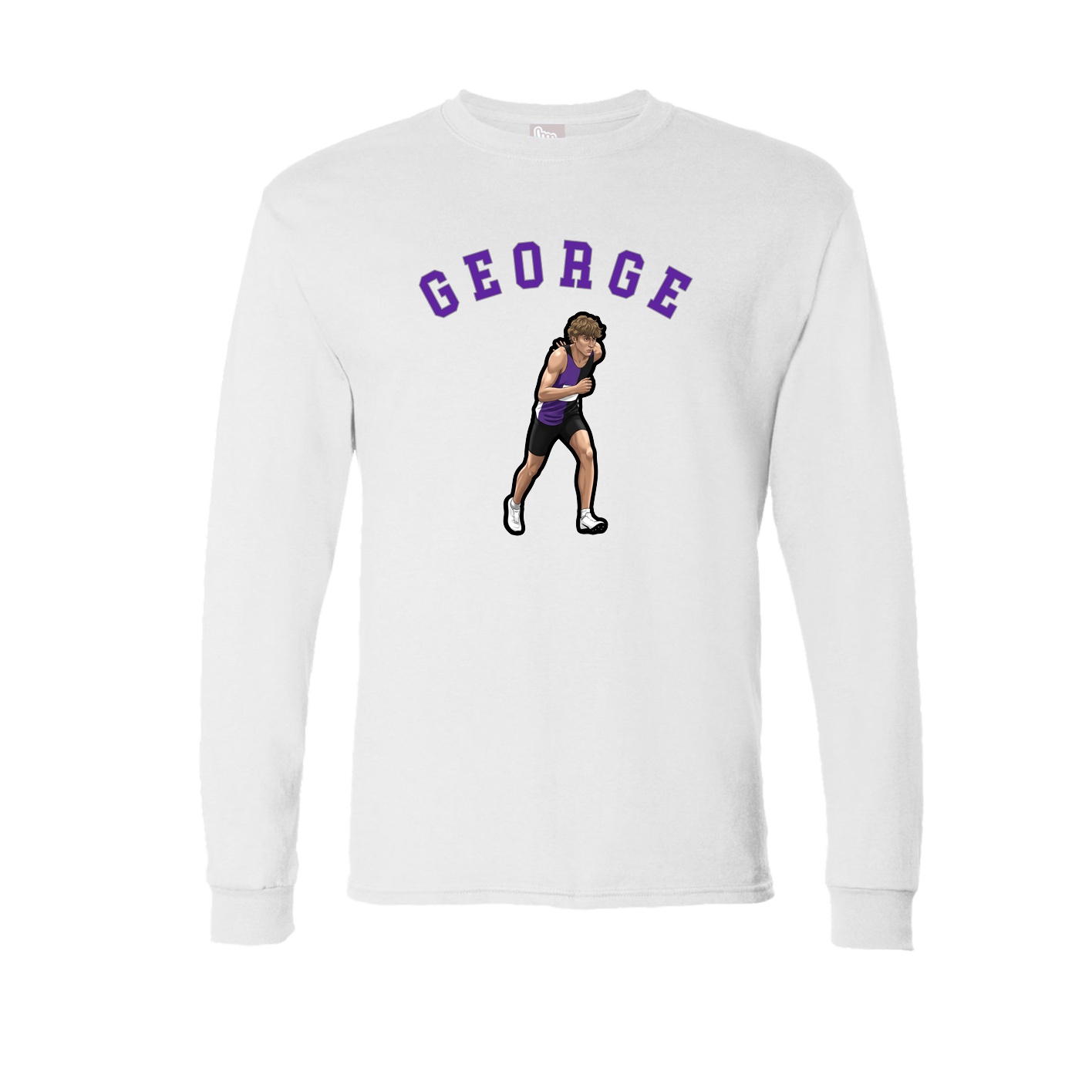Long Sleeve Tee — Shirsey Arch in White