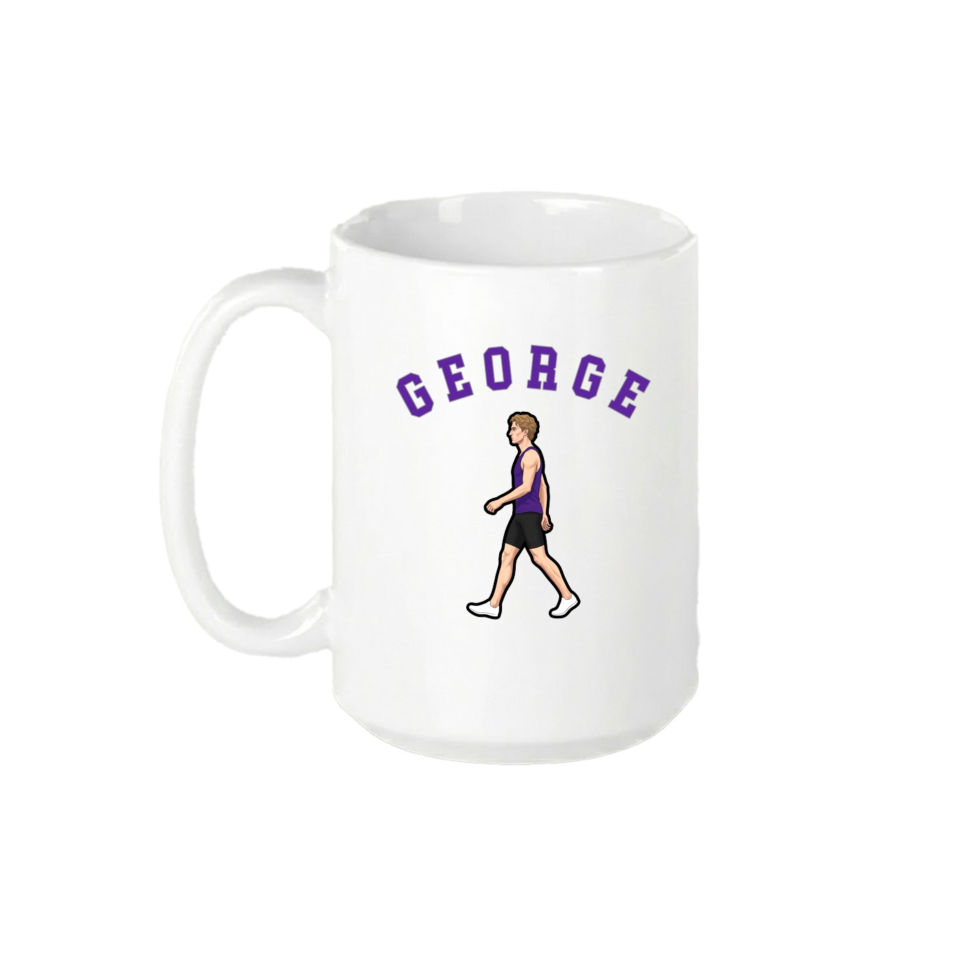15oz Coffee Mug — Shirsey Arch in White