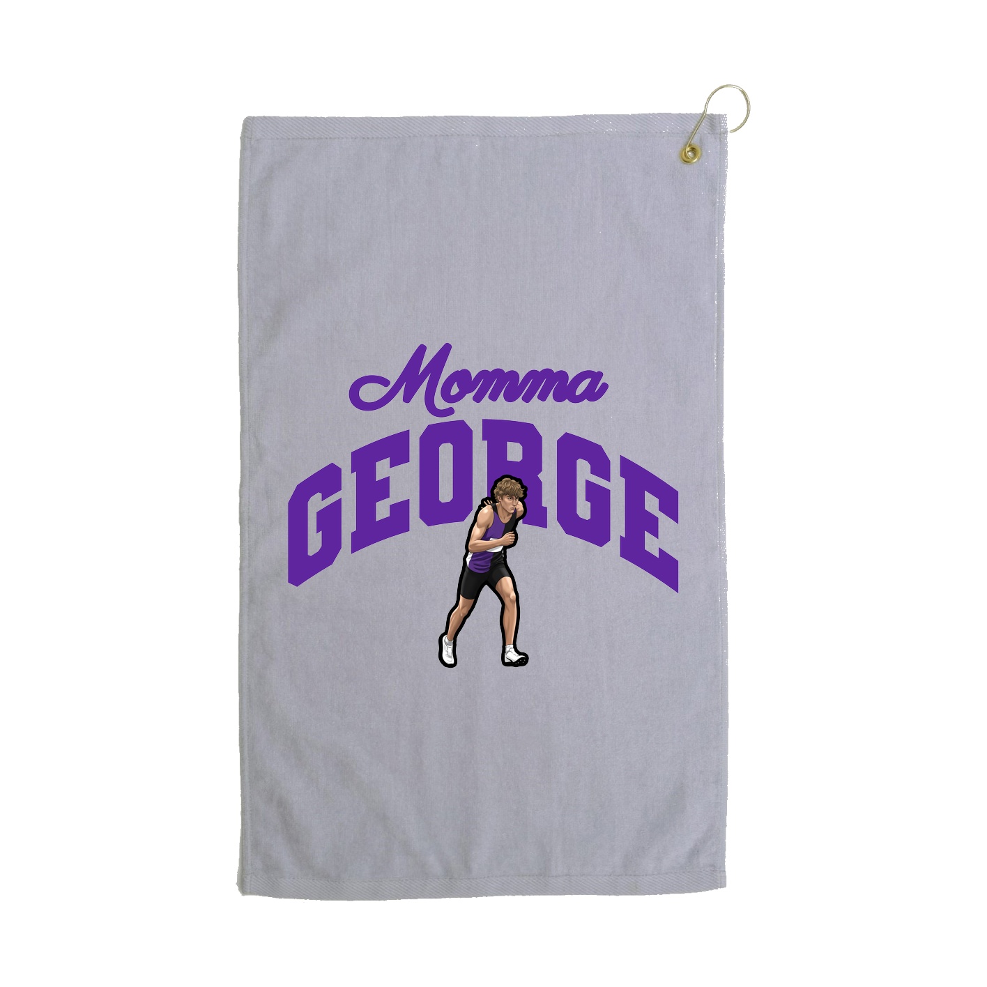 Golf Towel — Mothers Day Arch in Grey