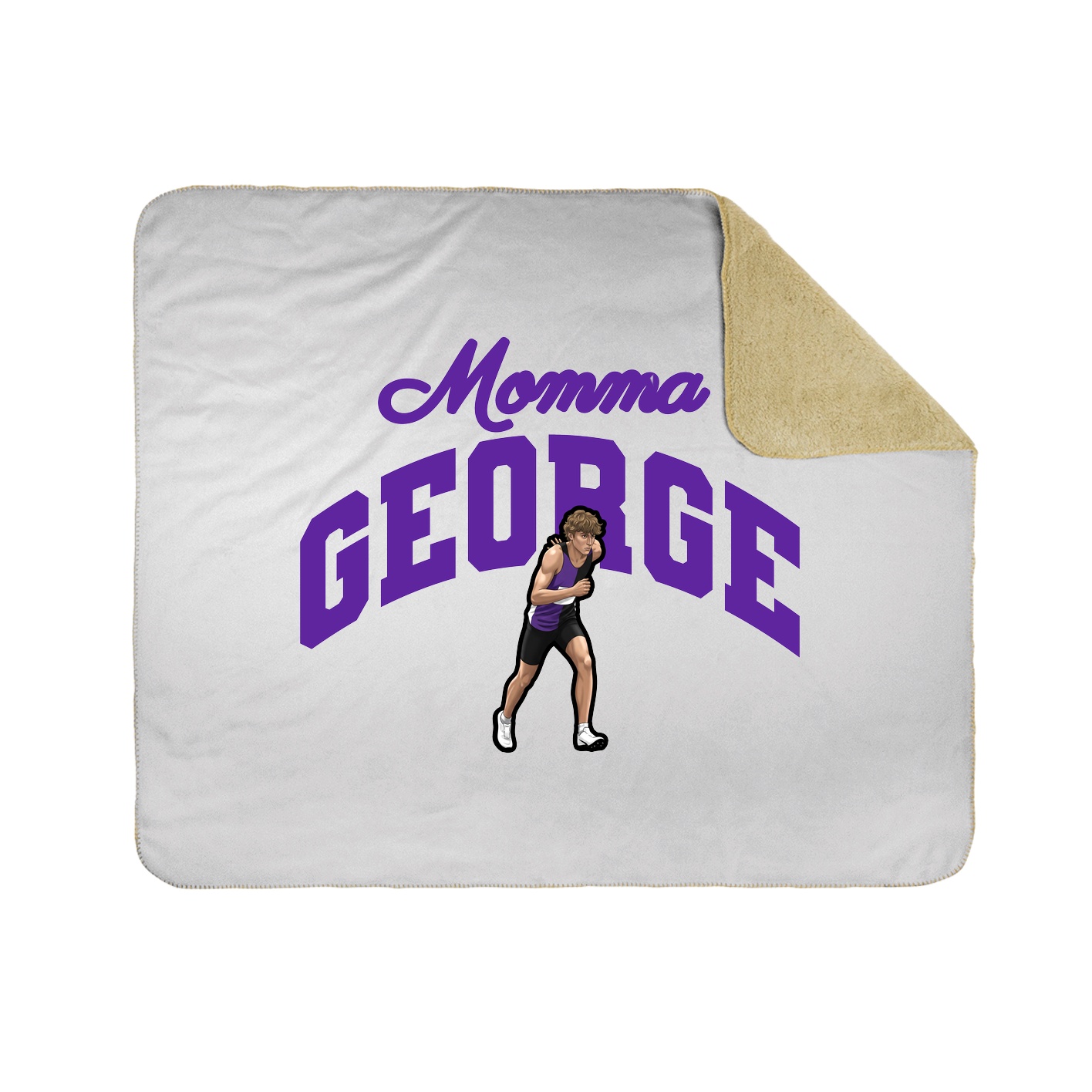 Throw Blanket — Mothers Day Arch in White