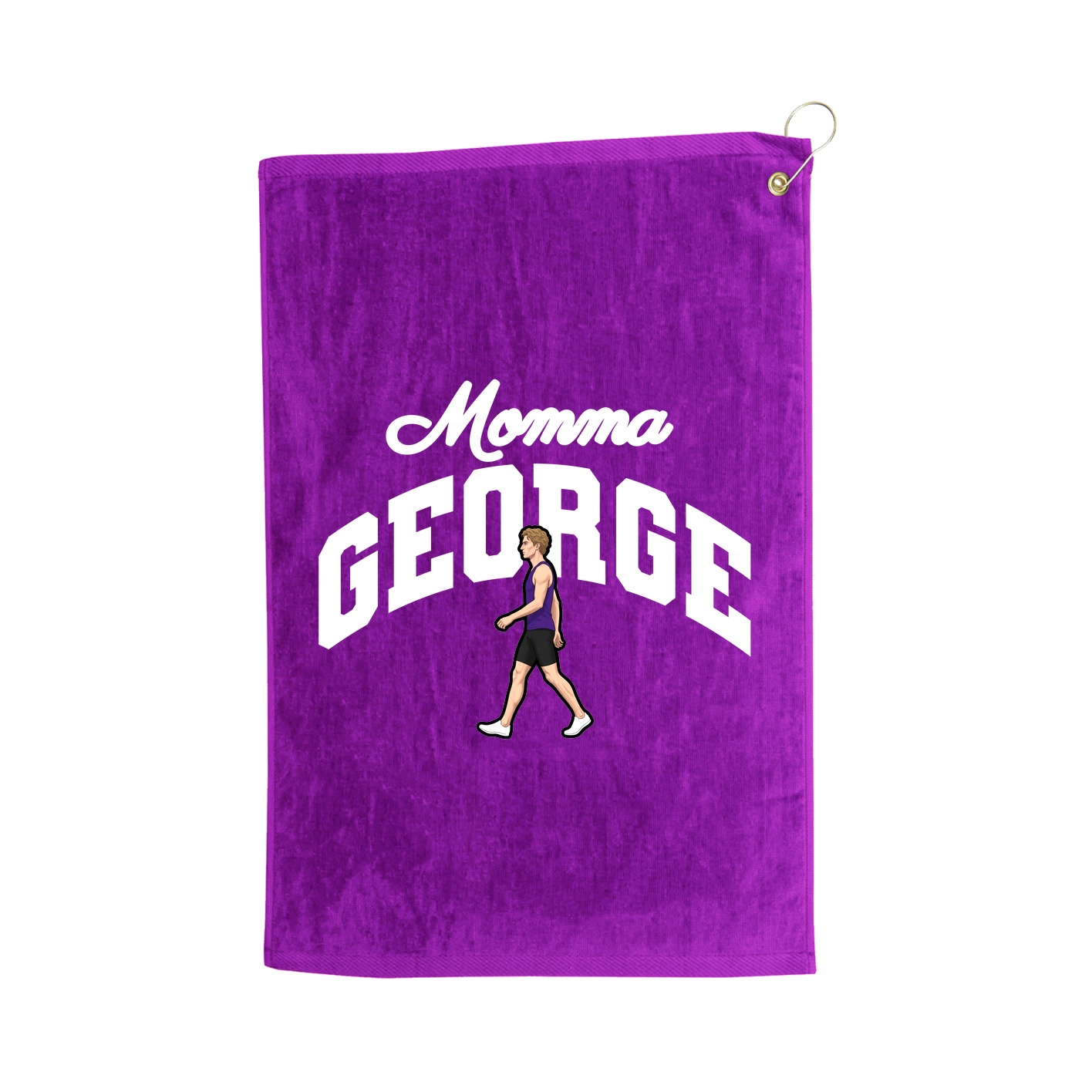 Golf Towel — Mothers Day Arch in Purple