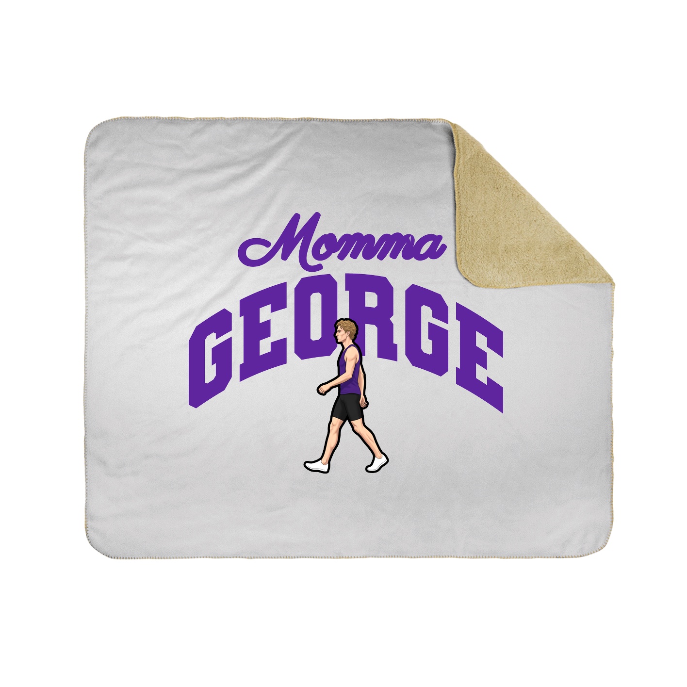 Throw Blanket — Mothers Day Arch in White