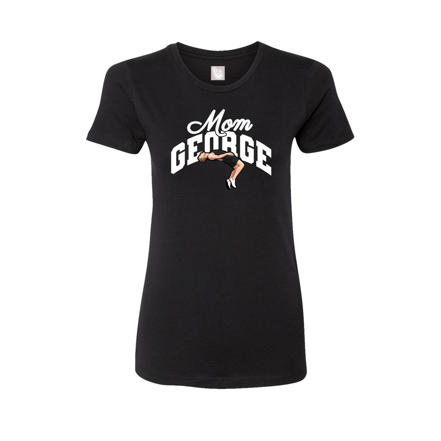 Womens Tee — Mothers Day Arch in Black