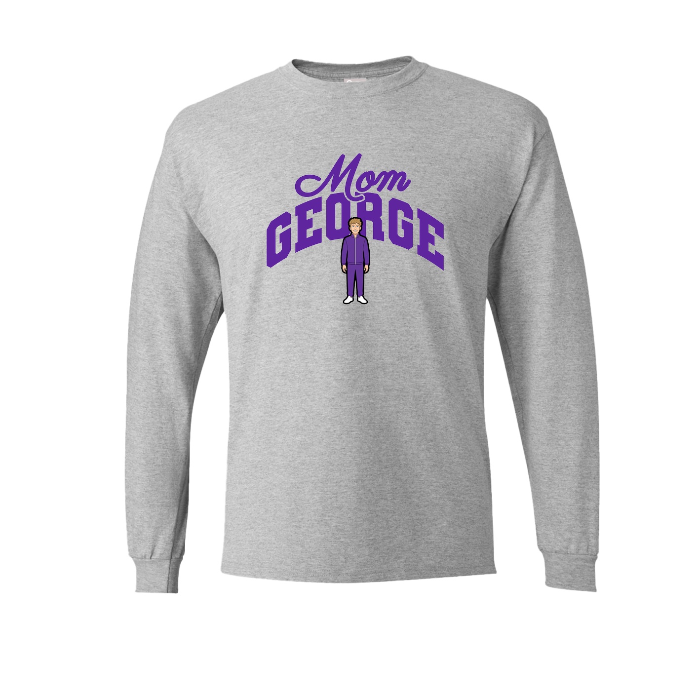 Long Sleeve Tee — Mothers Day Arch in Grey