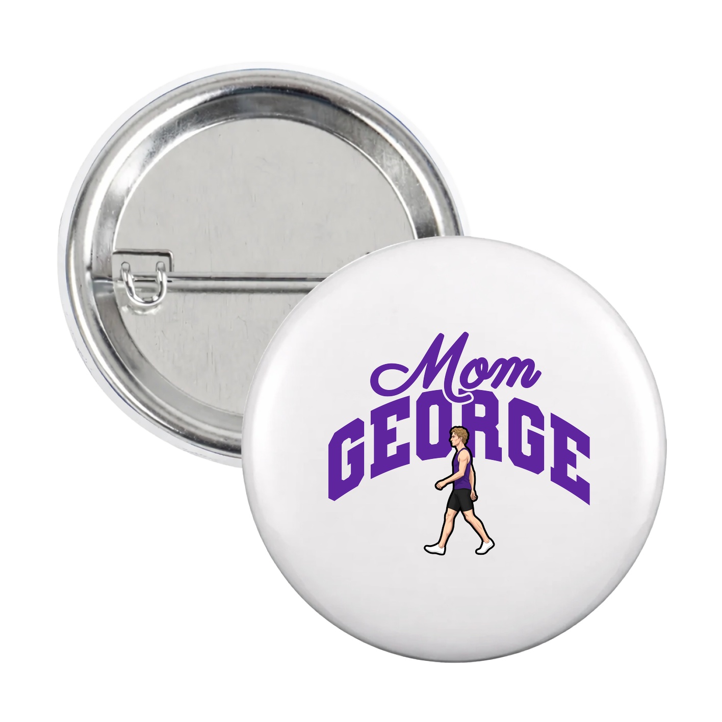 Game Day Button — Mothers Day Arch in White
