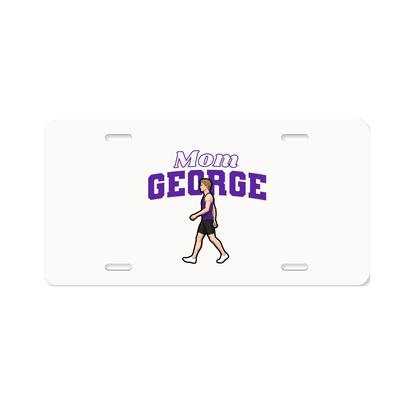 License Plate — Mothers Day Block in Classic