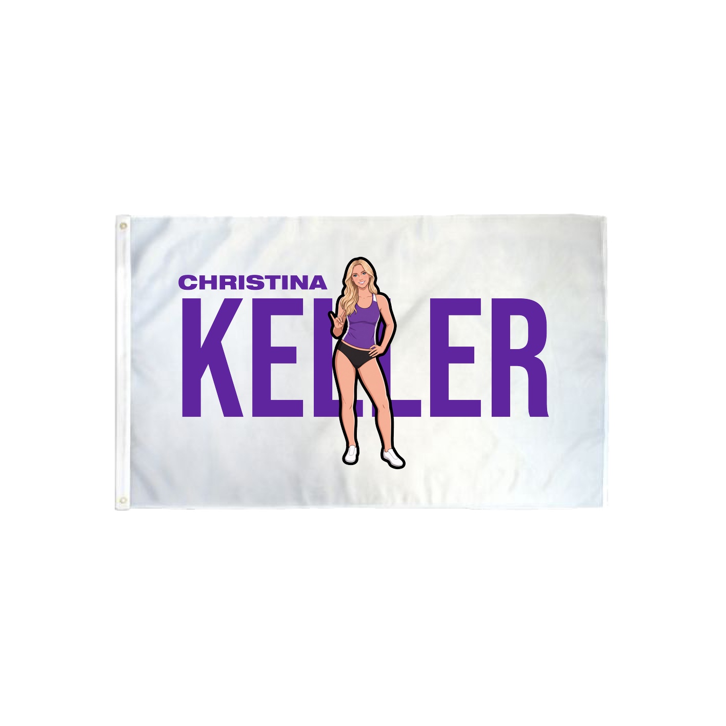3x5 Flag — Player Name in Classic