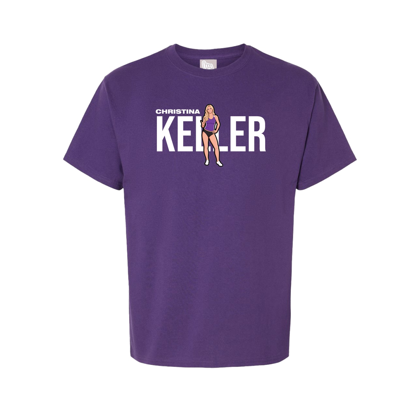 Youth Tee — Player Name in Purple