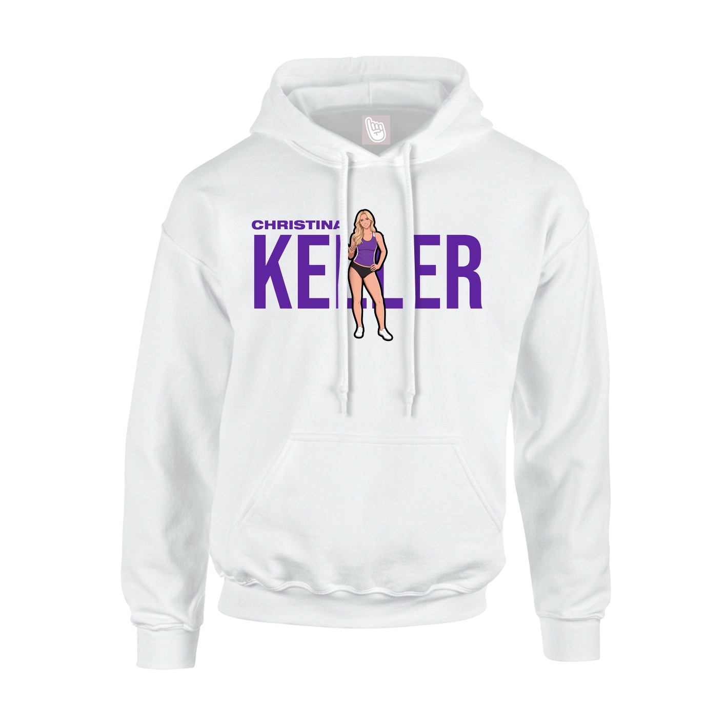 Hoodie — Player Name in White