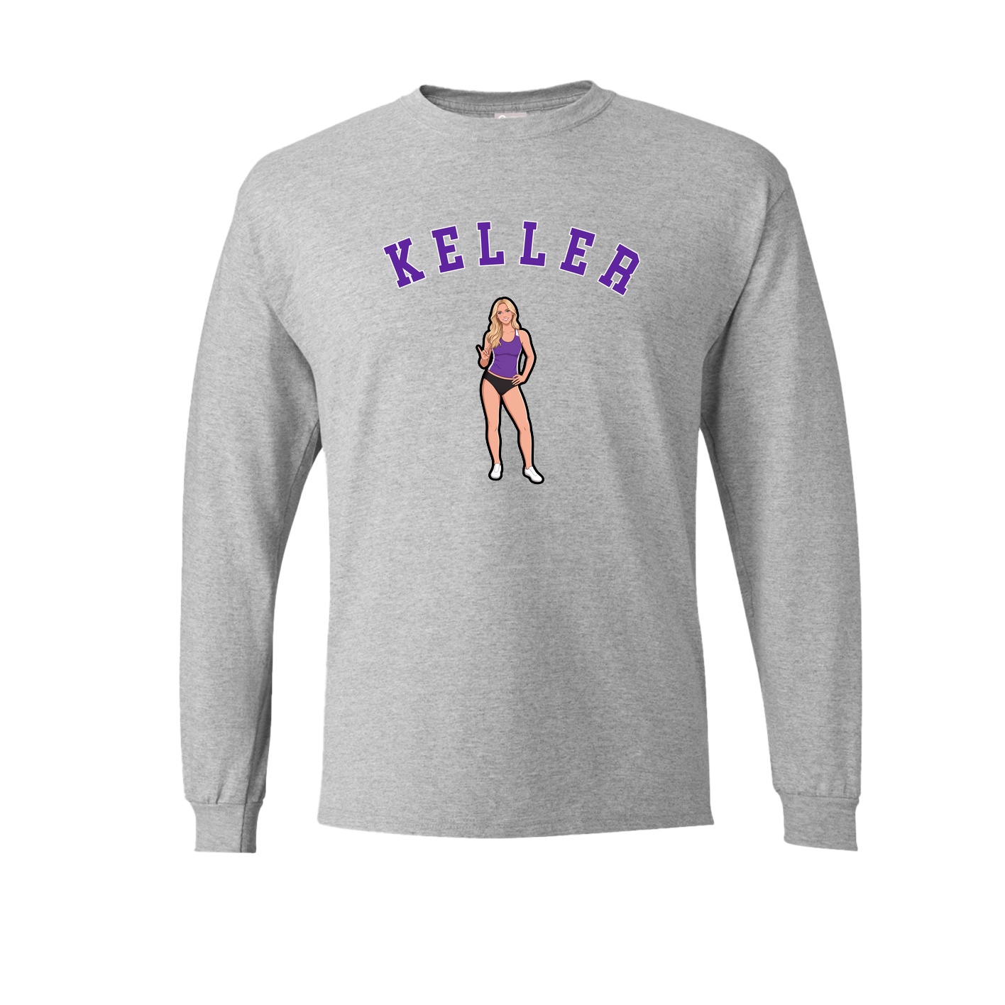 Long Sleeve Tee — Shirsey Arch in Grey