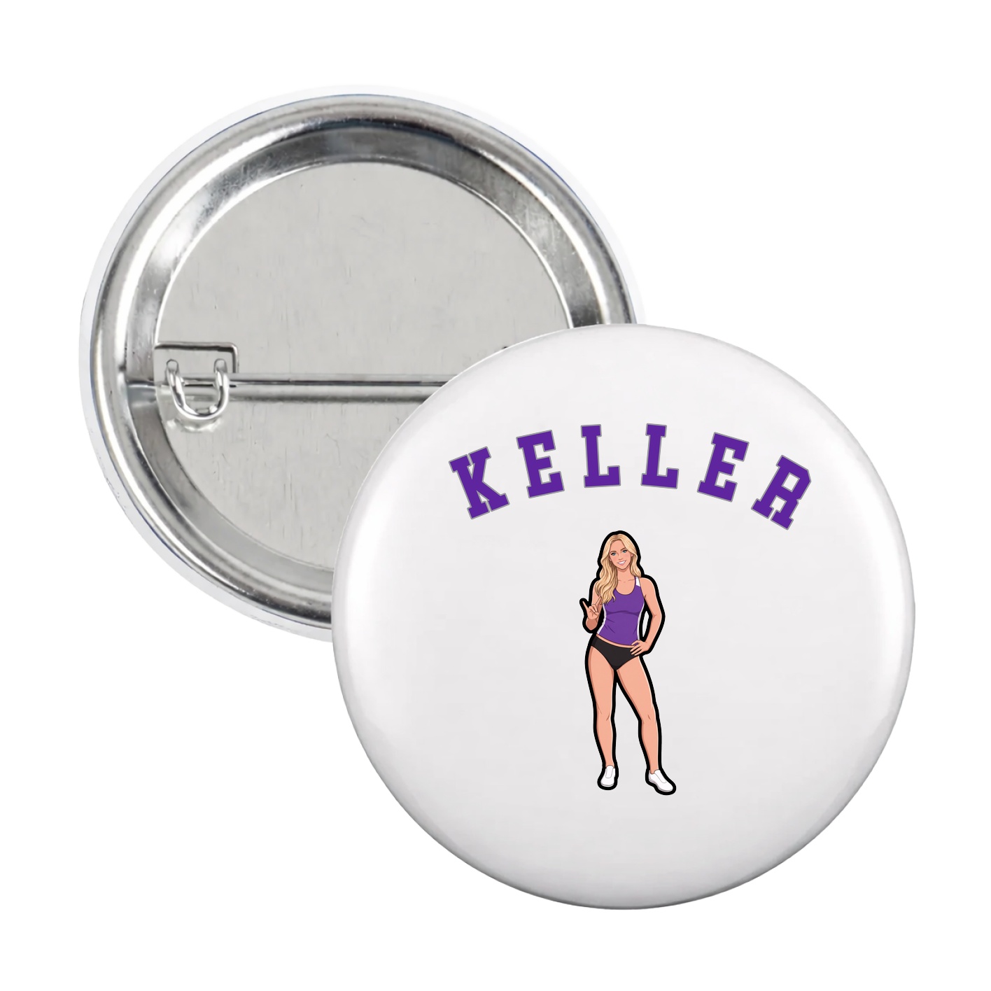 Game Day Button — Shirsey Arch in White